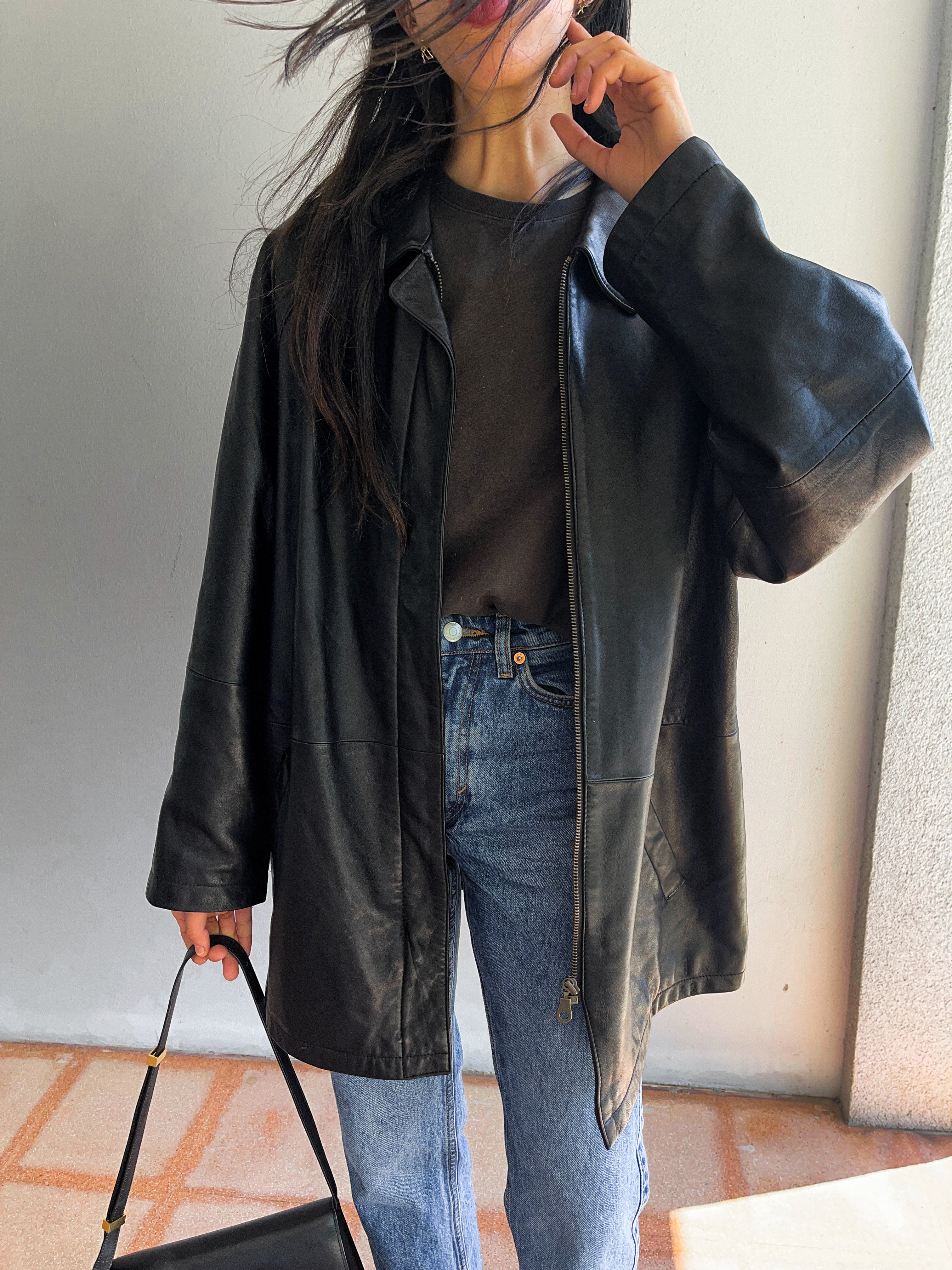 100 nappa jacket