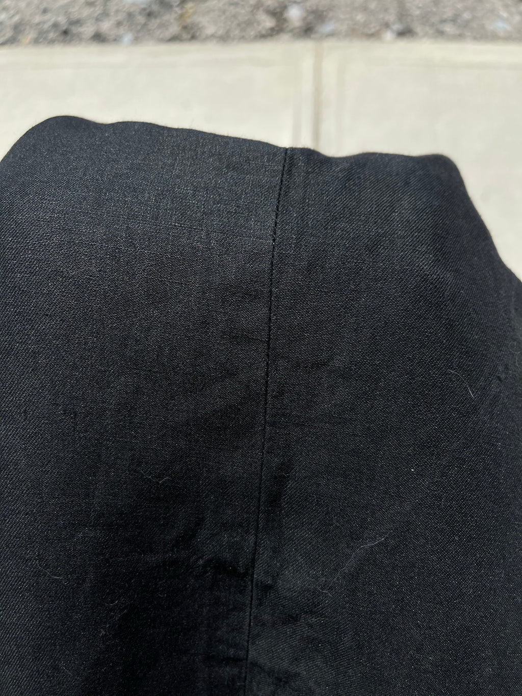 100 linen black dress
