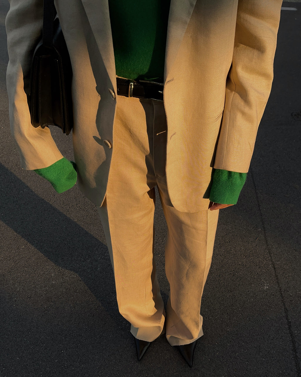 Linen suit