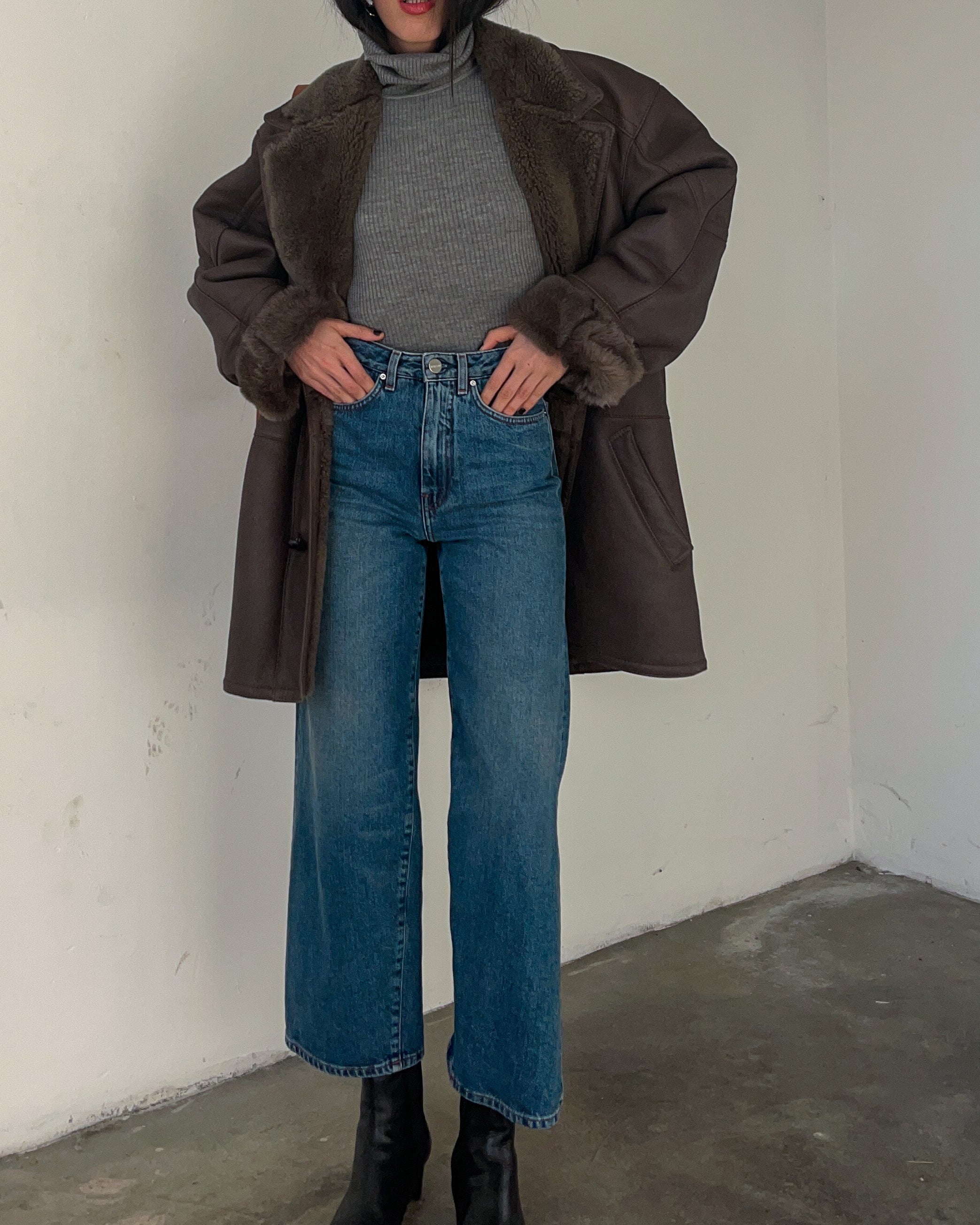 Vintage shearling coat