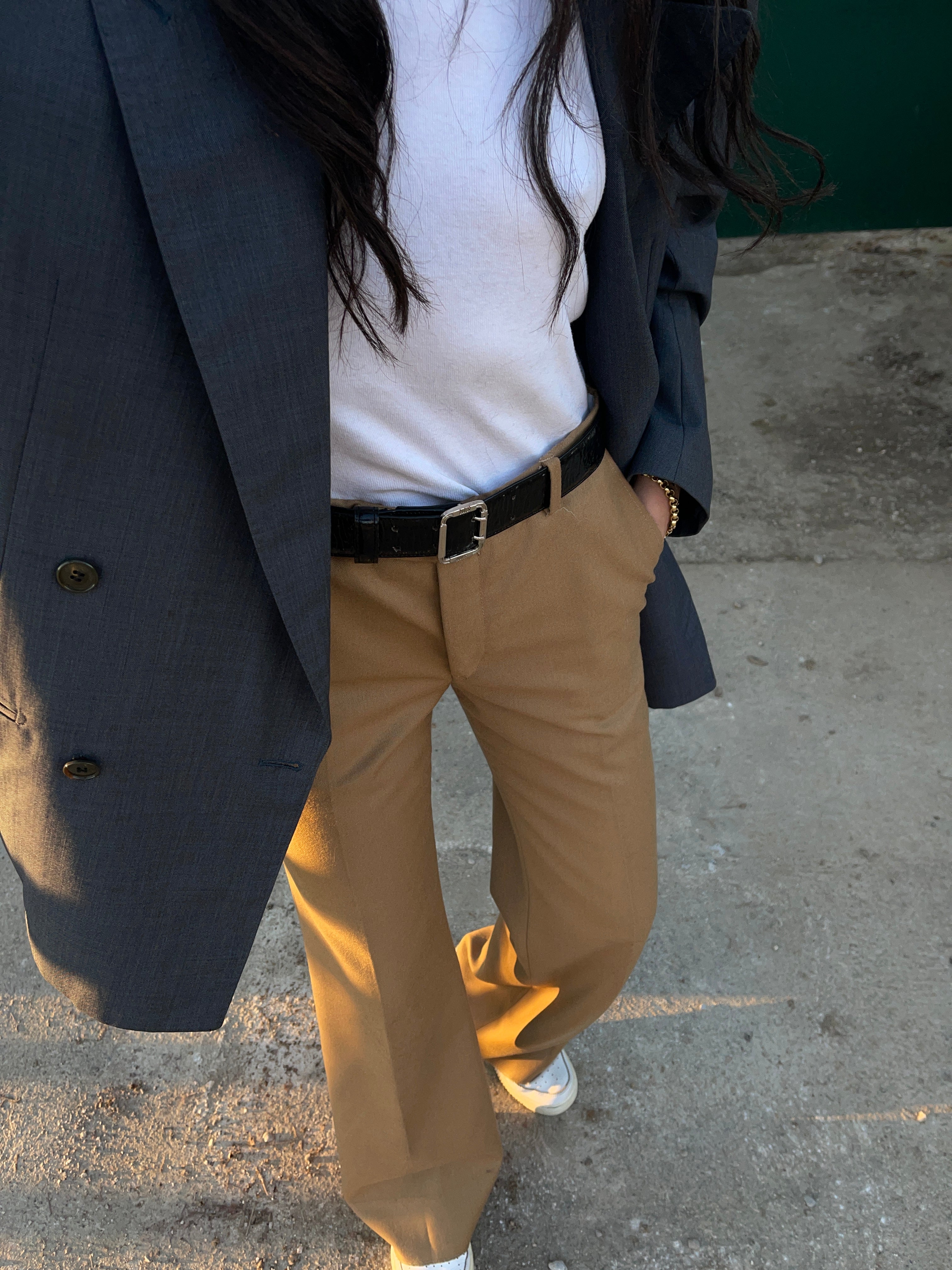 Pantalone cammello uomo