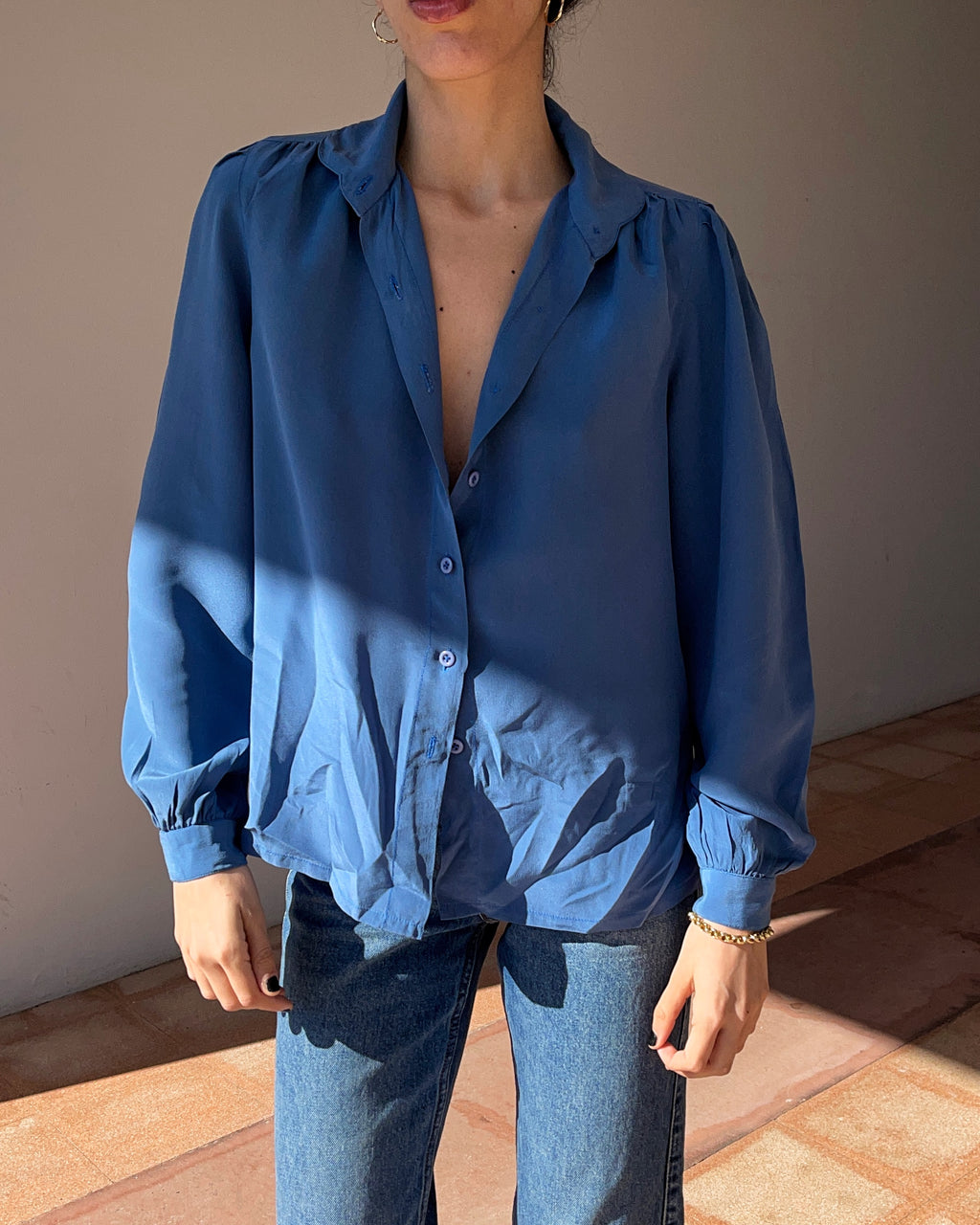 Blue shirt