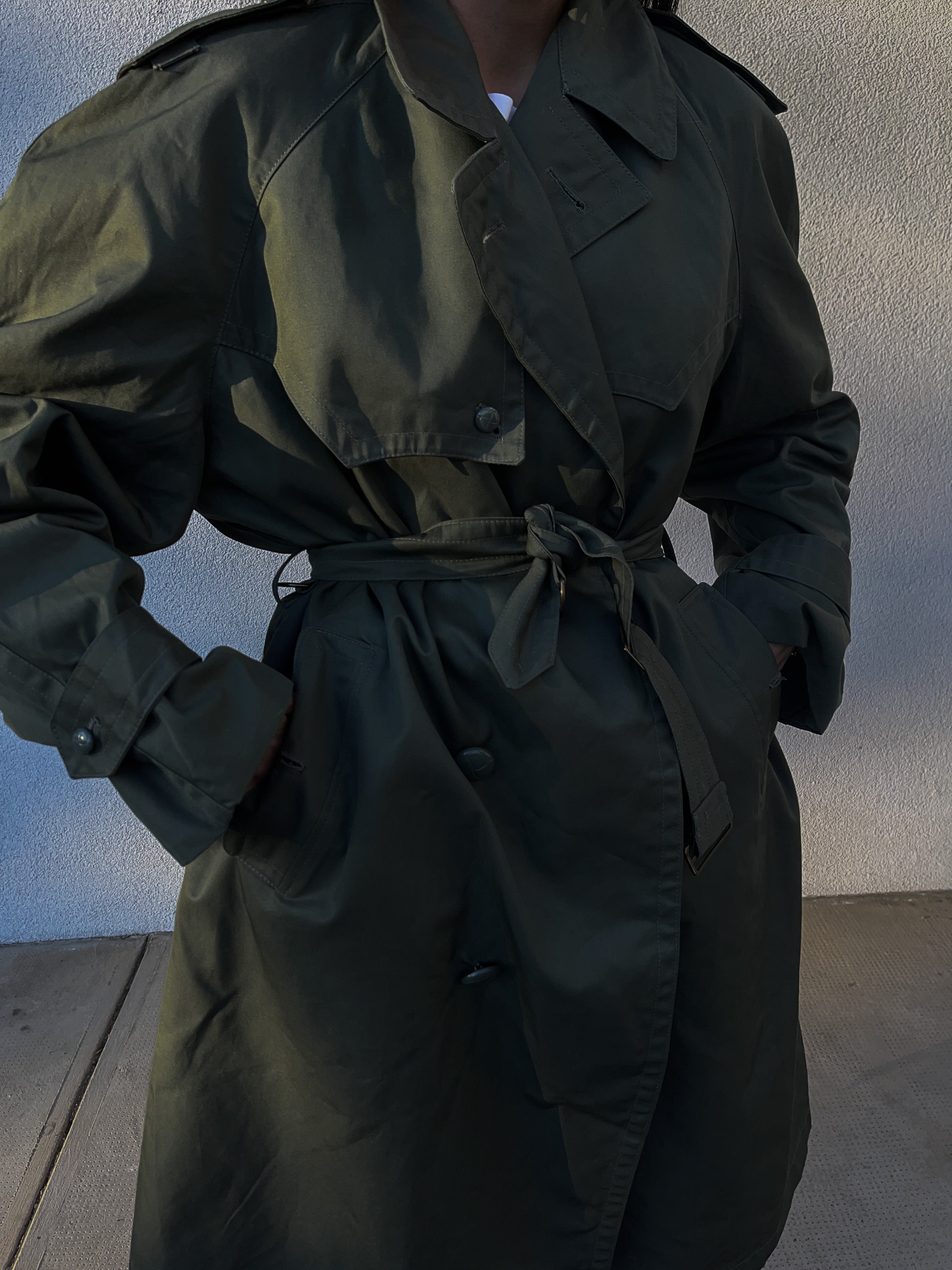 Trench green military