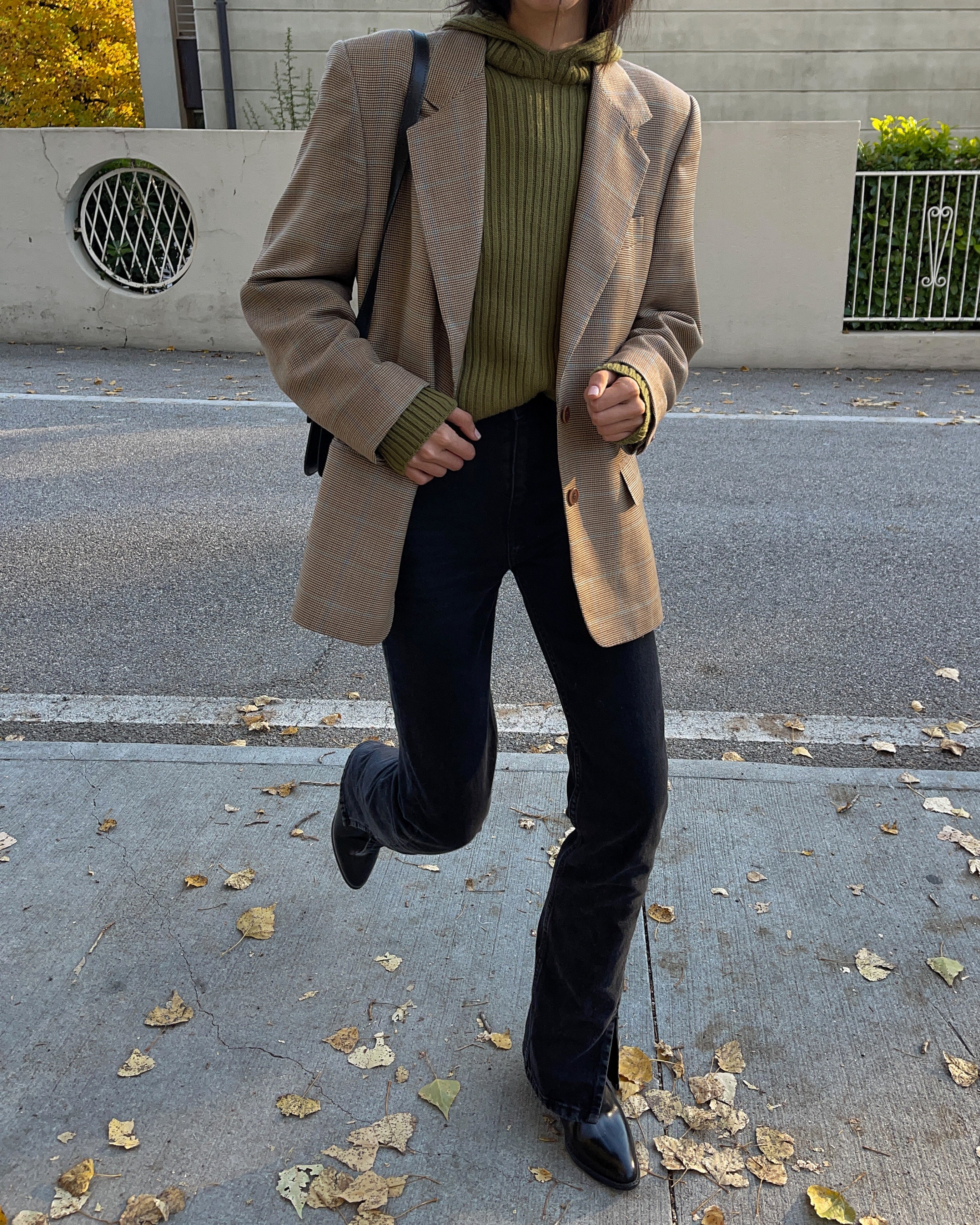 Check blazer