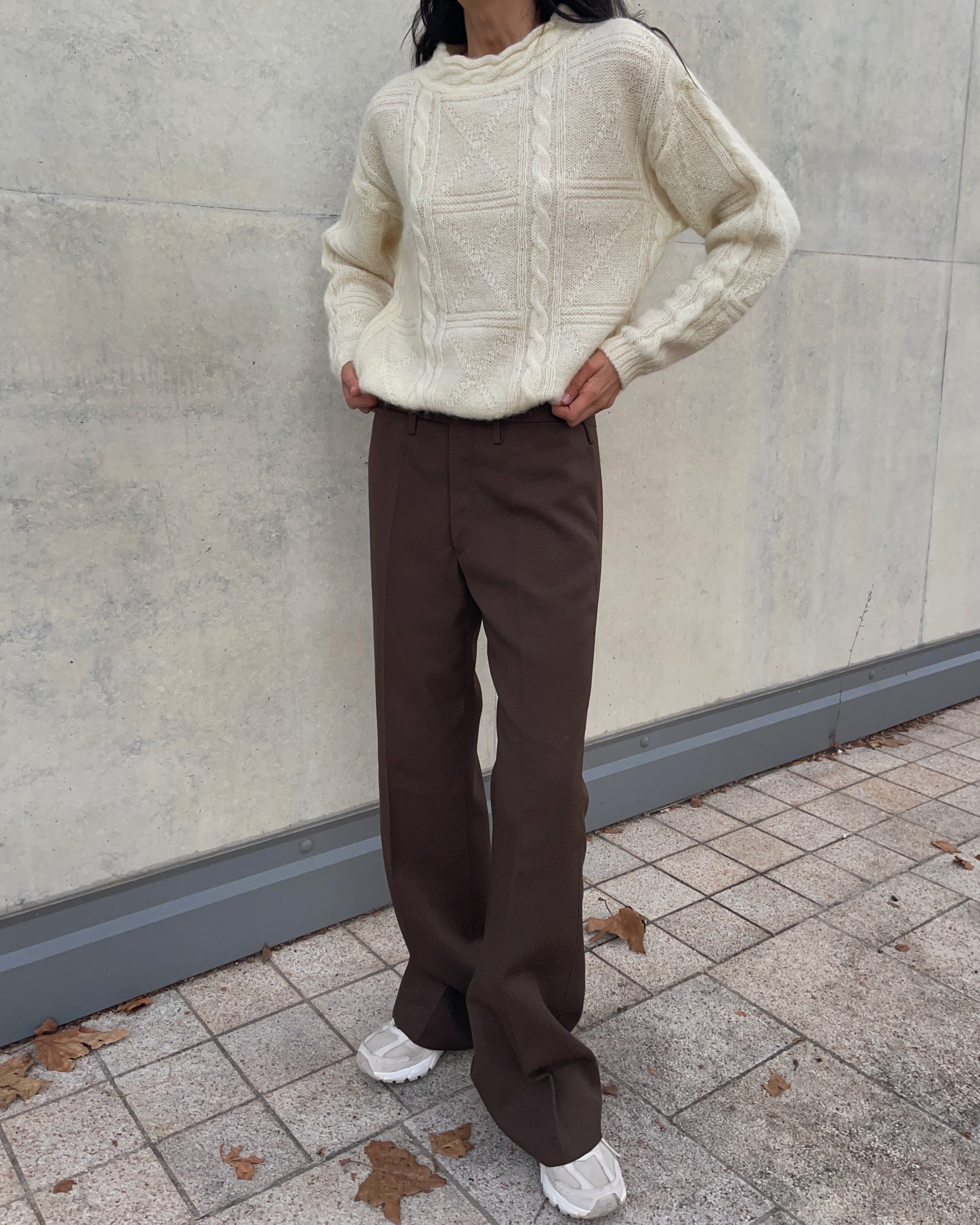 Wool ivory jumper