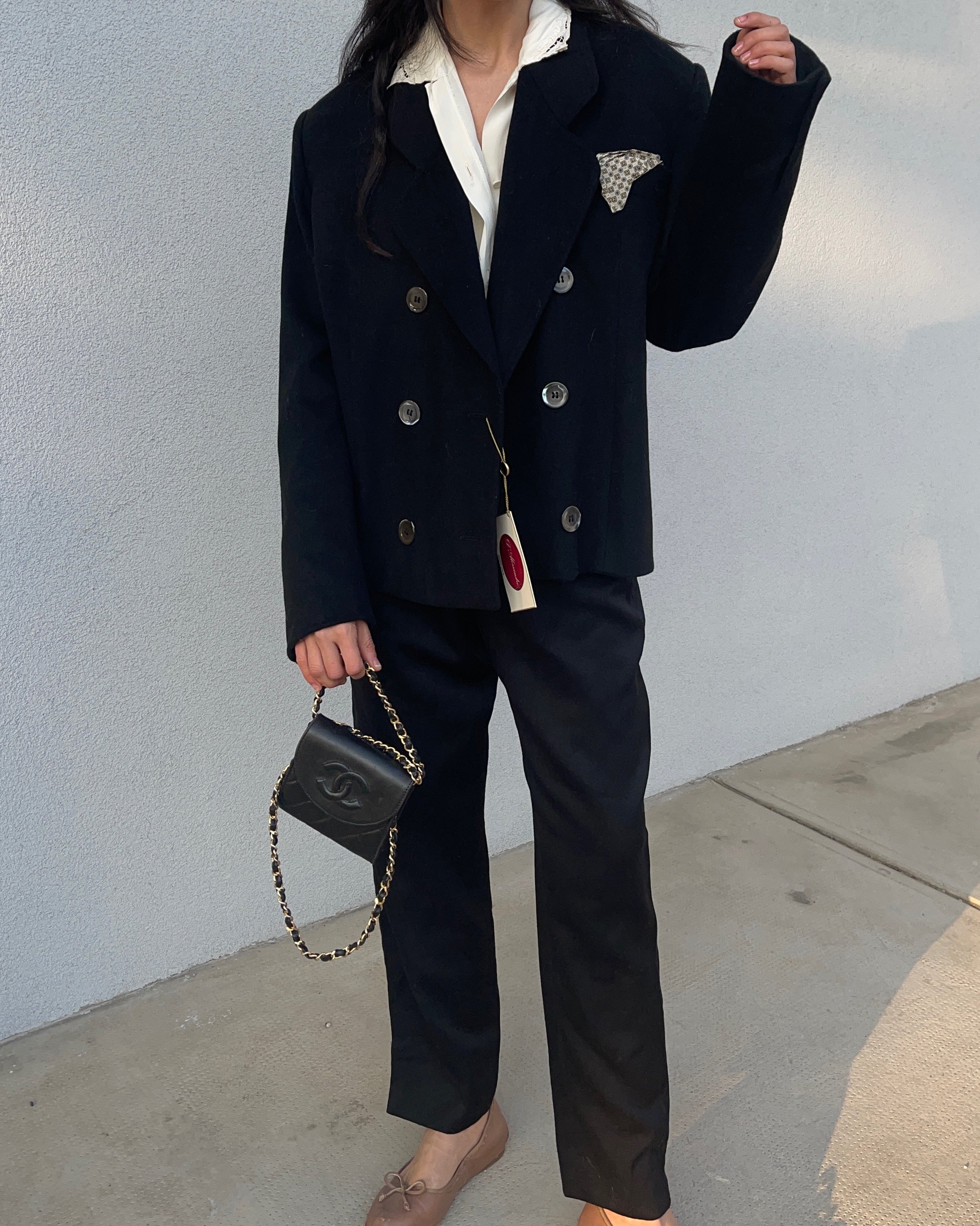 Cropped not cropped blazer