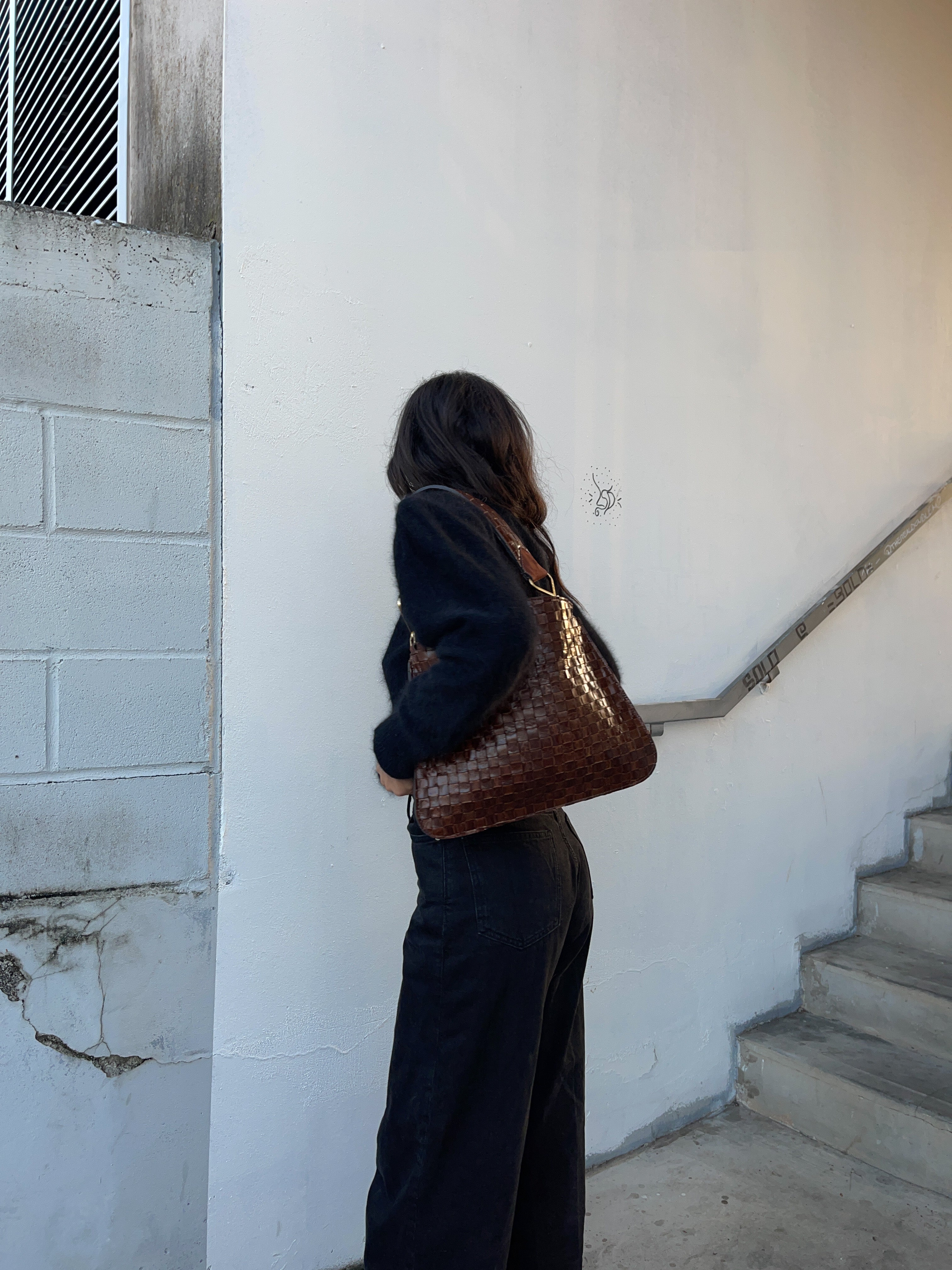 Angora black jumper