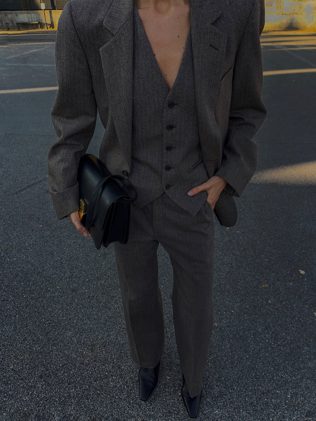 3 pieces wool suit