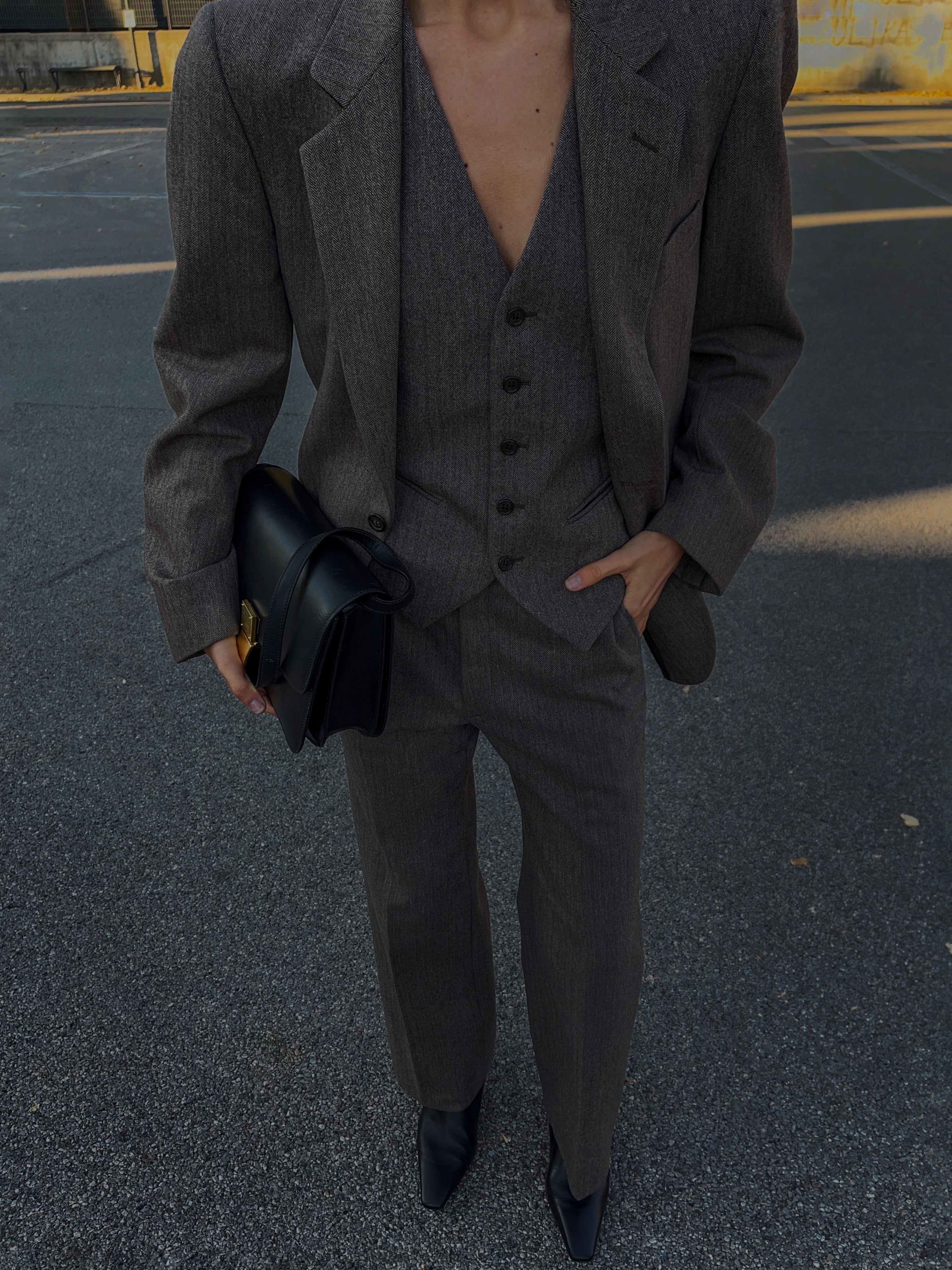 3 pieces wool suit