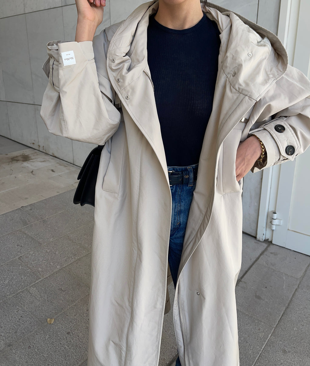 Max Mara The cube hodded Parka