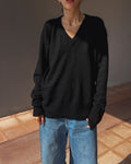 Lambswool black jumper