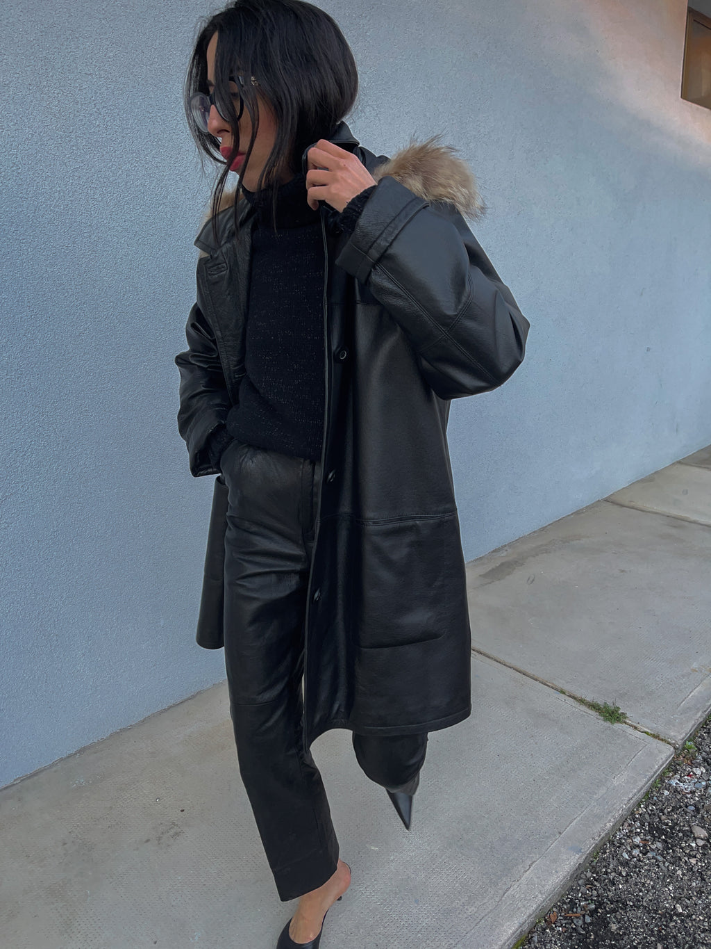 Parka pelle