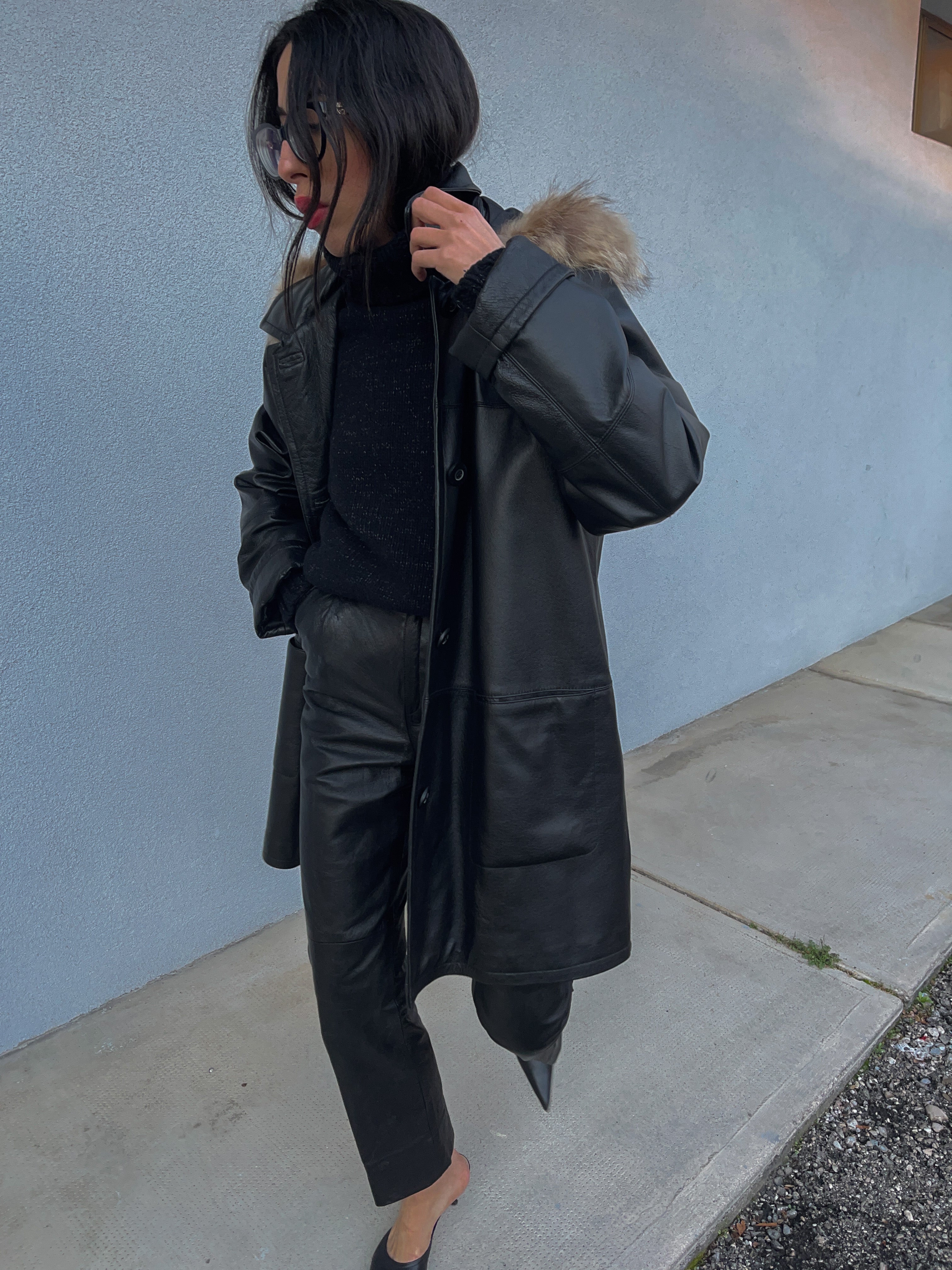 Parka pelle