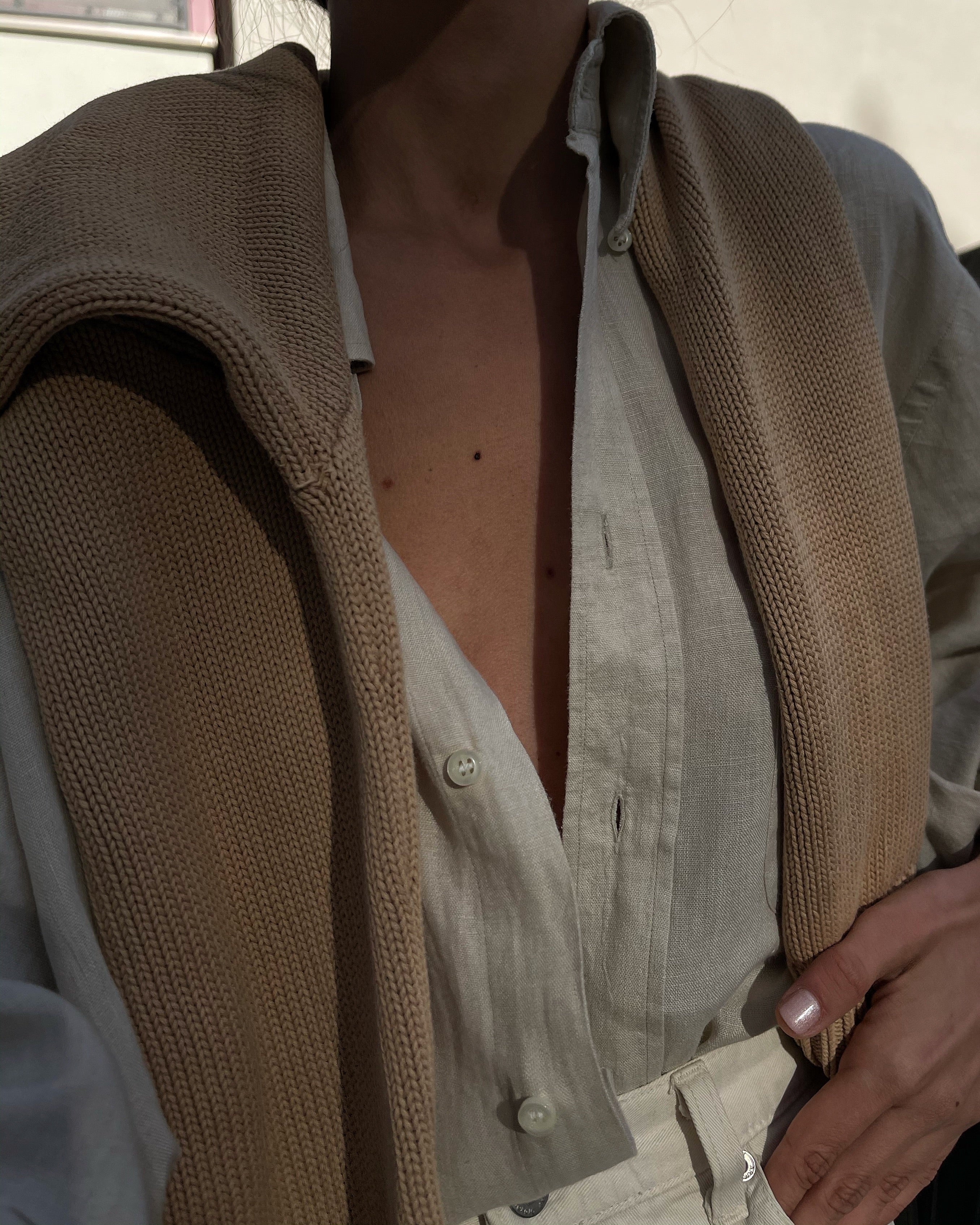 100 linen button down shirt