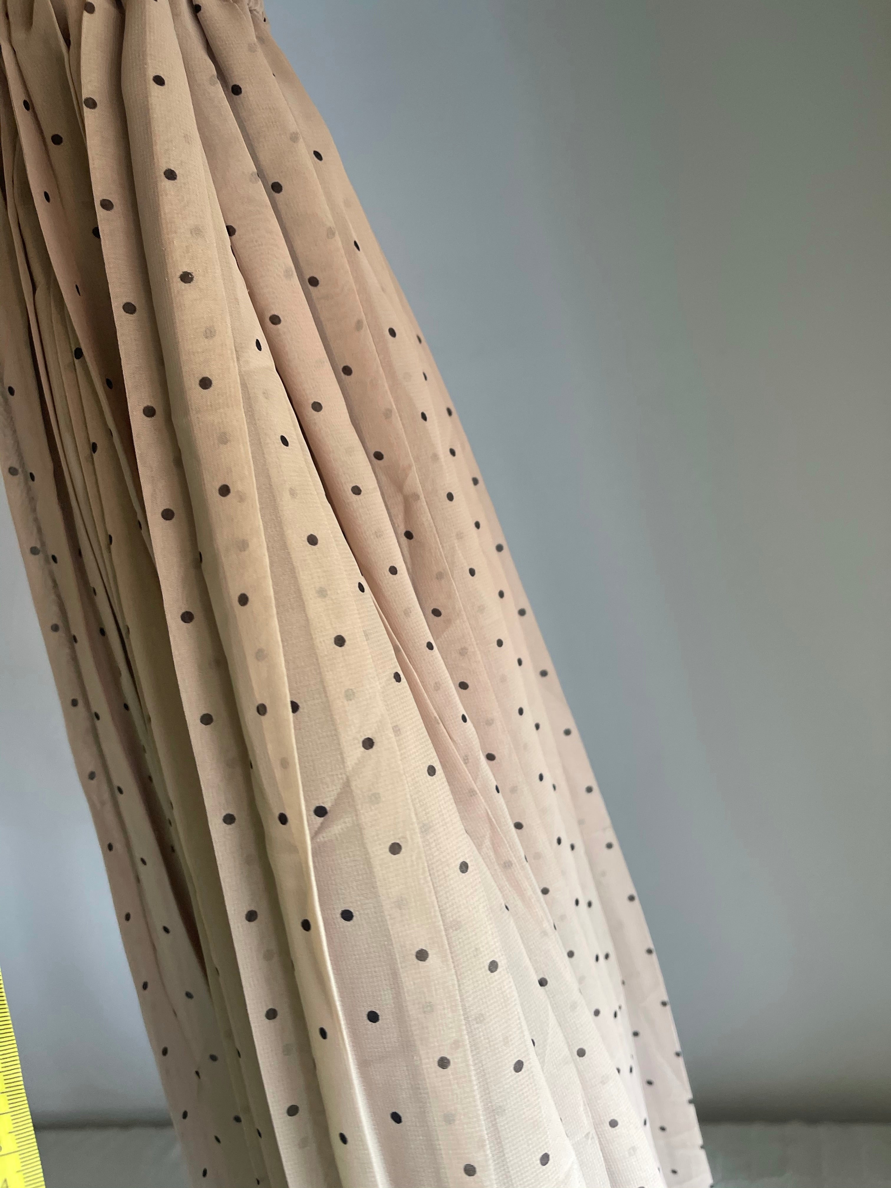 Pois midi skirt