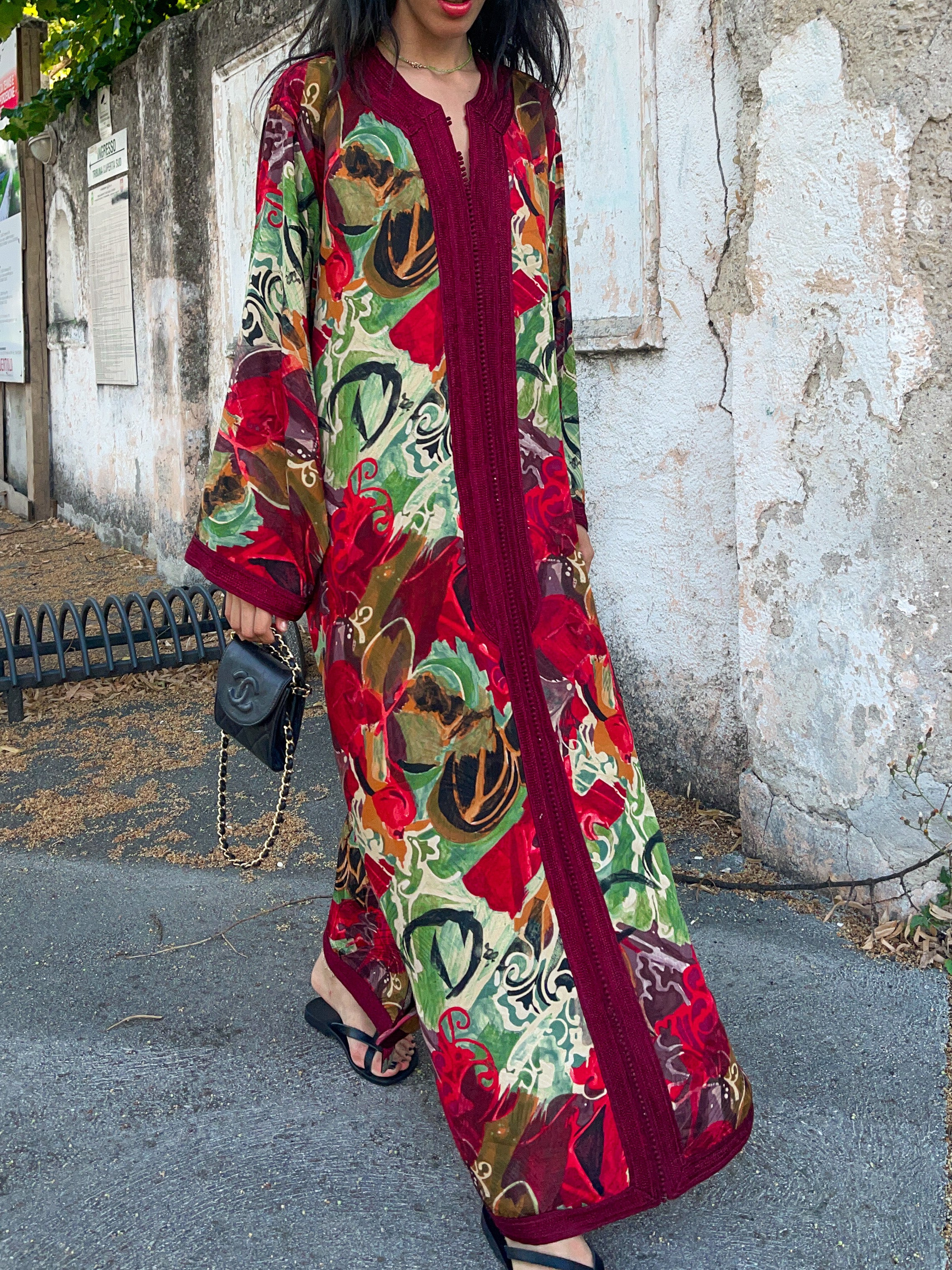 Flowers kaftan