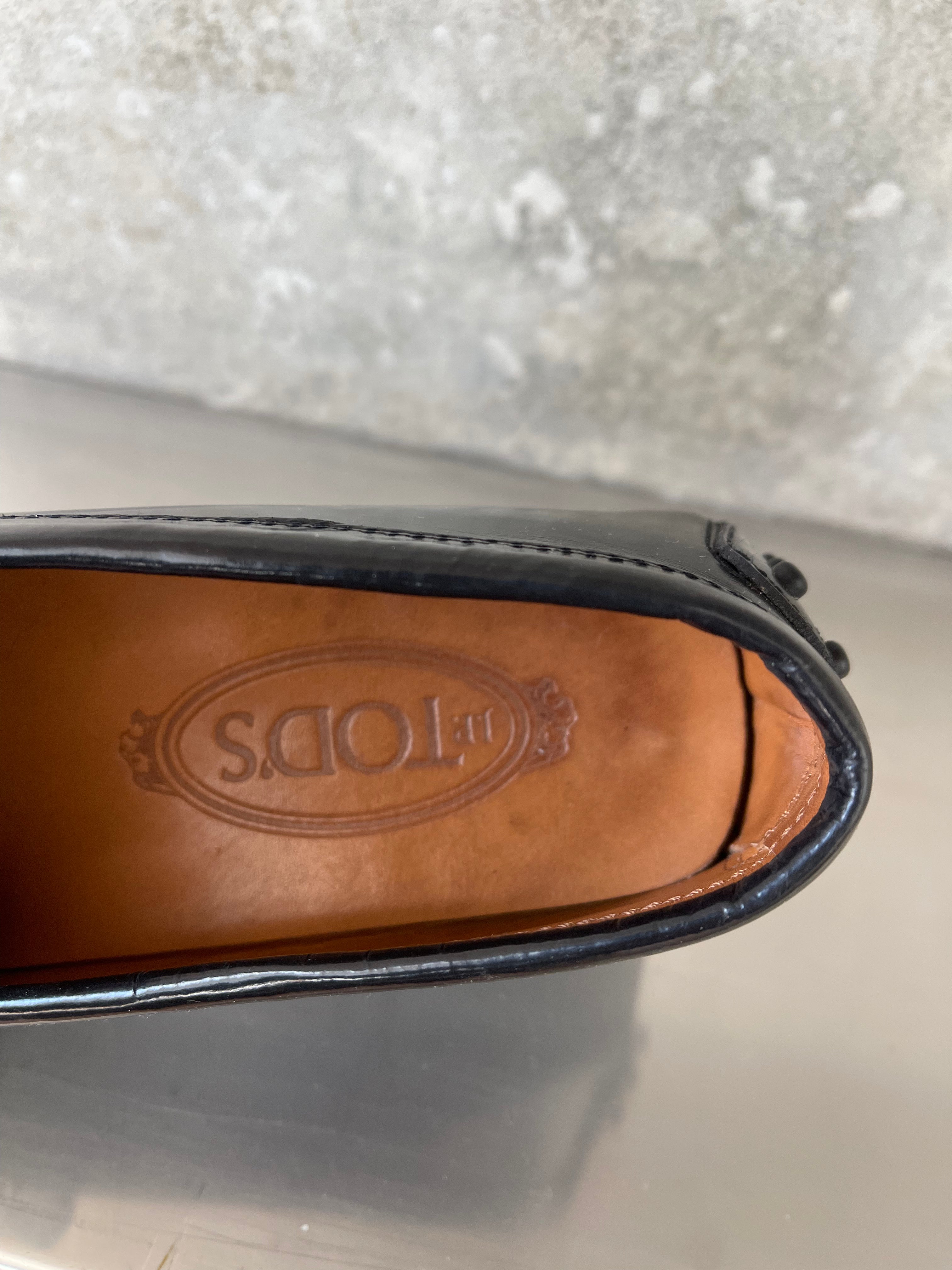 Tod’s black loafers