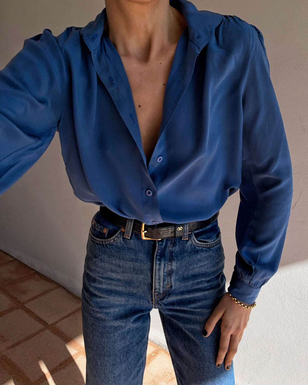 Blue shirt