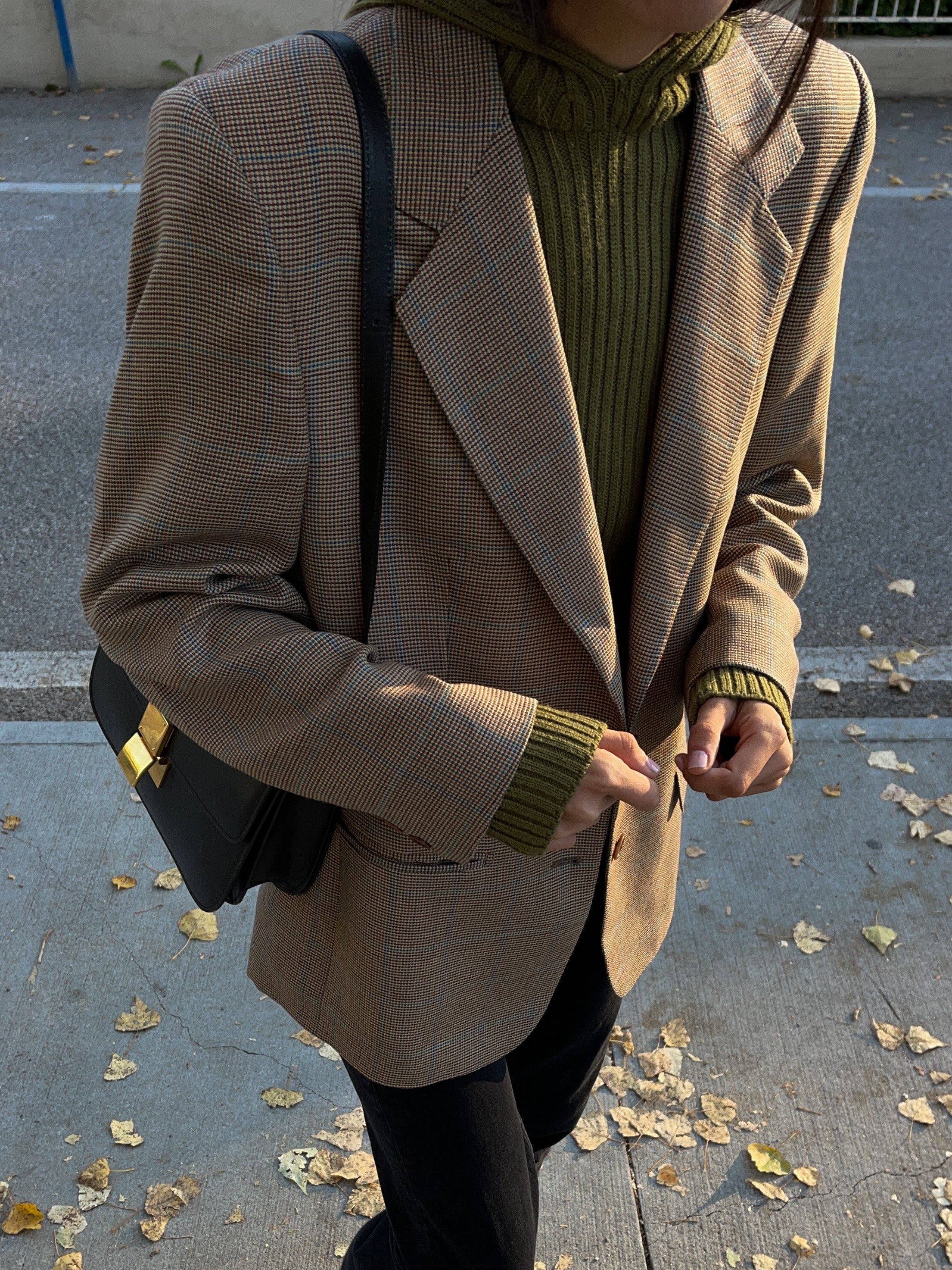 Check blazer