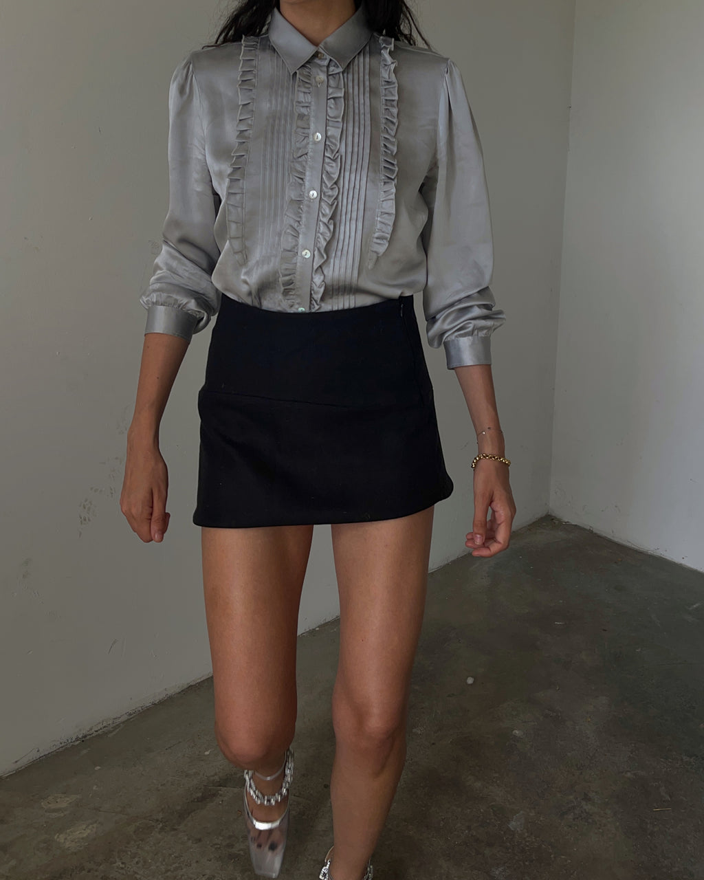 100 liquid silk shirt