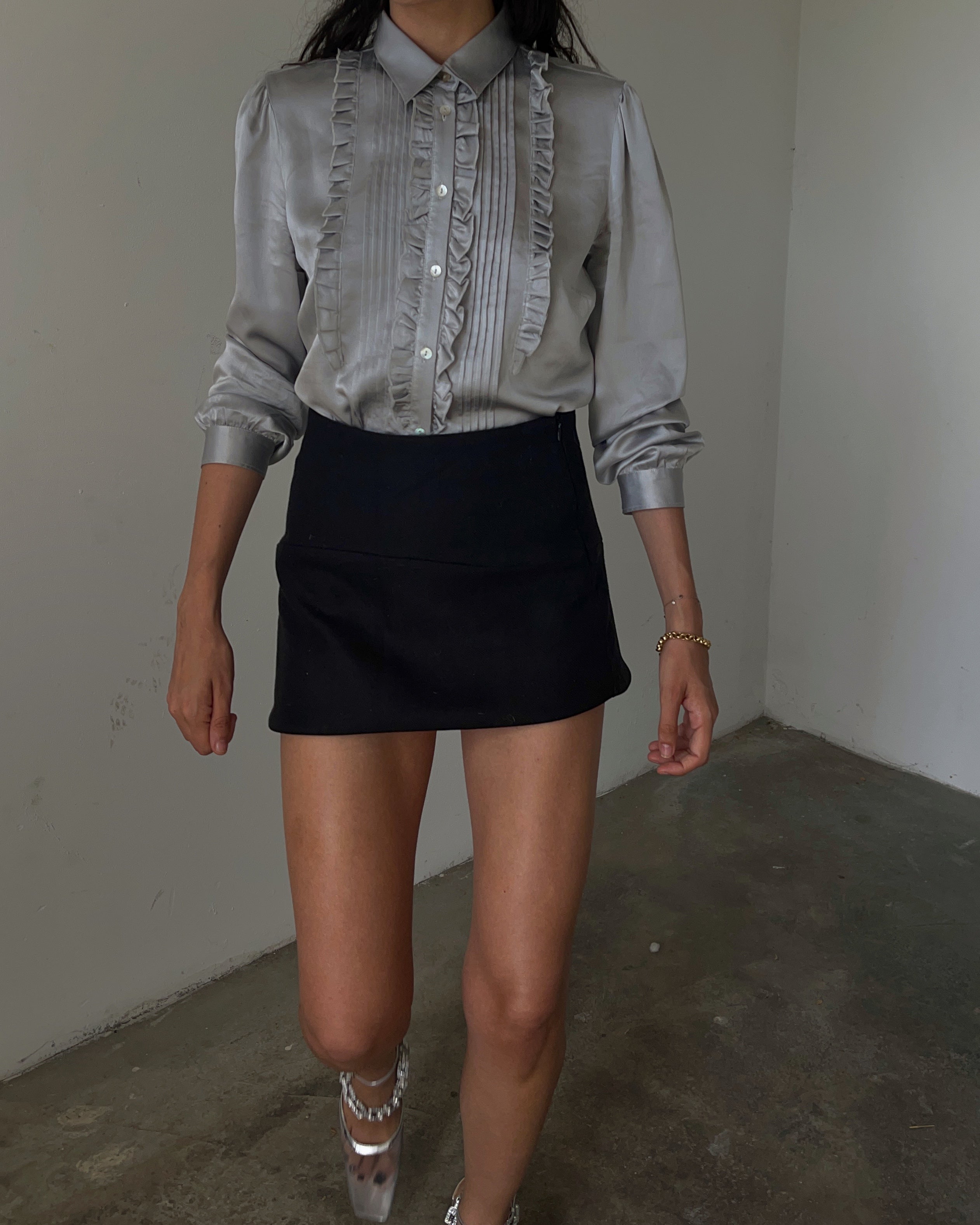 100 liquid silk shirt