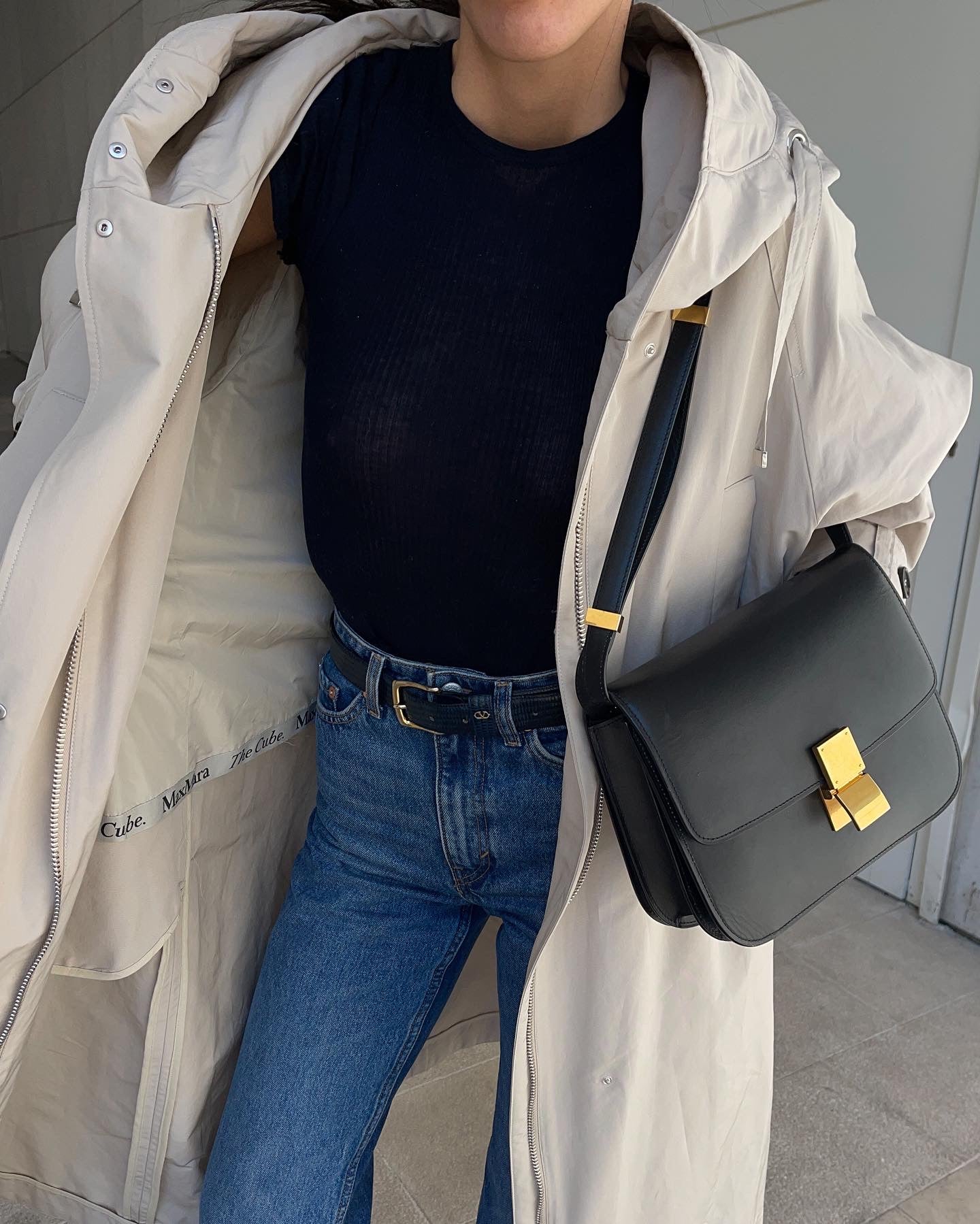 Max Mara The cube hodded Parka