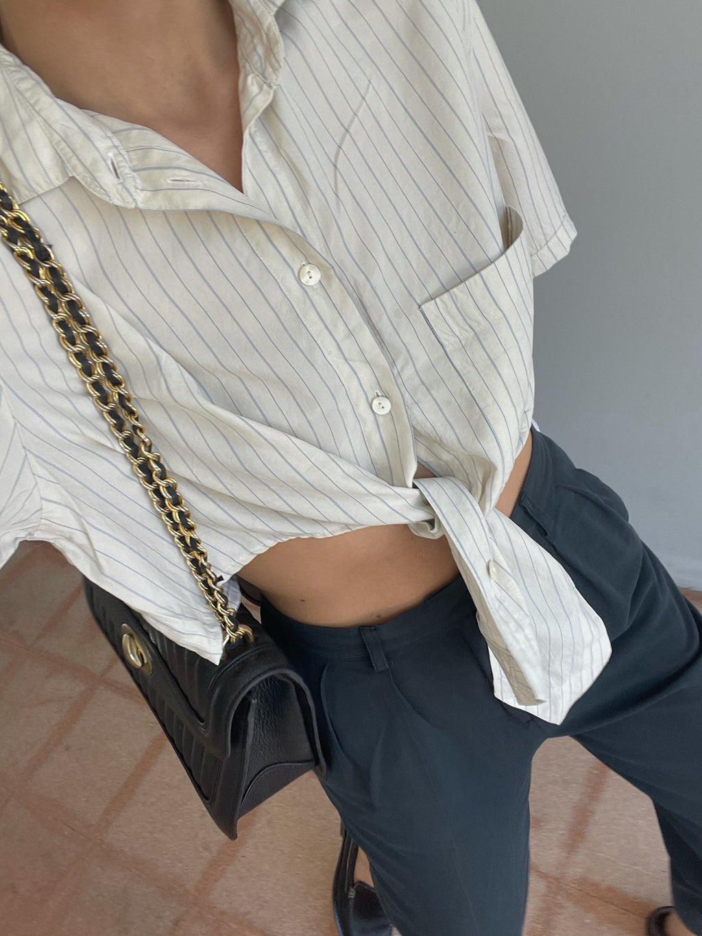 100 silk re worked shirt