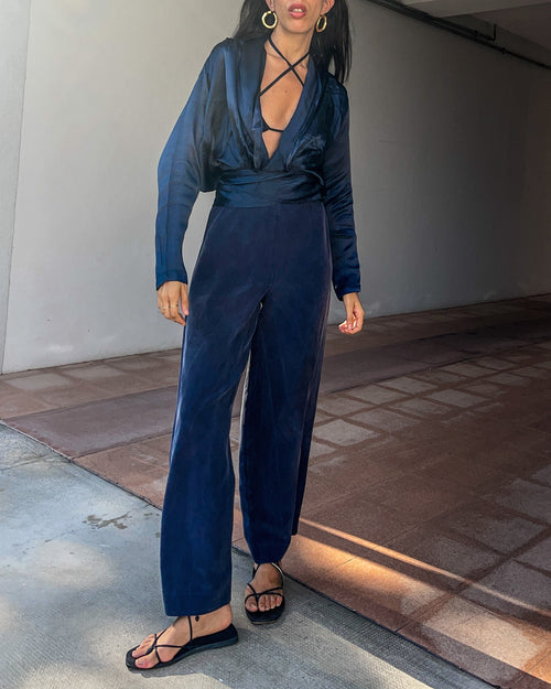 100 silk trousers