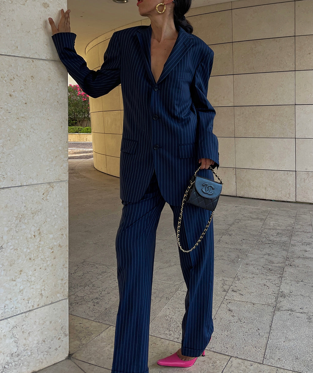 Blue suit