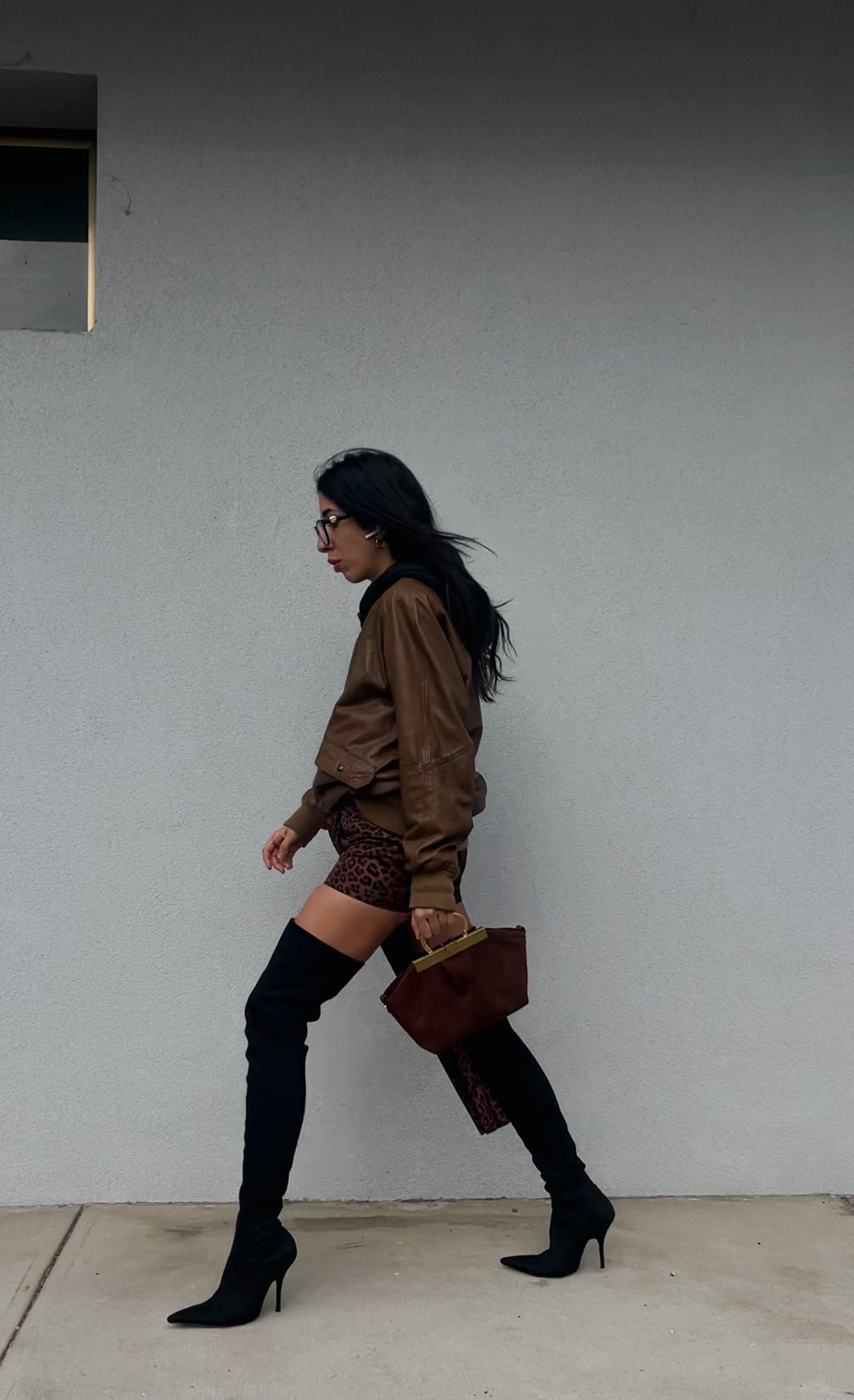 Nocciola Nappa bomber