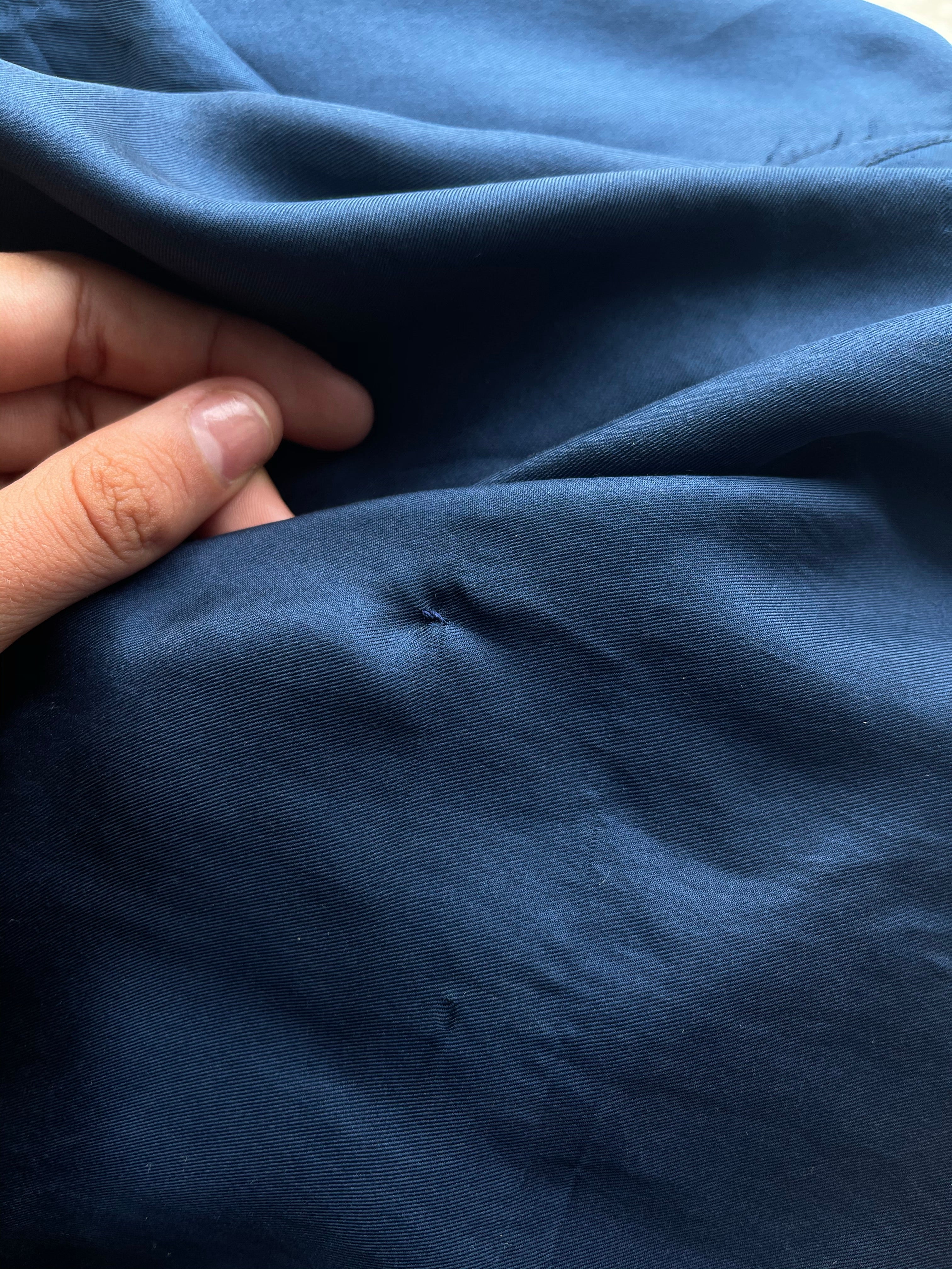 Camicia seta blu *