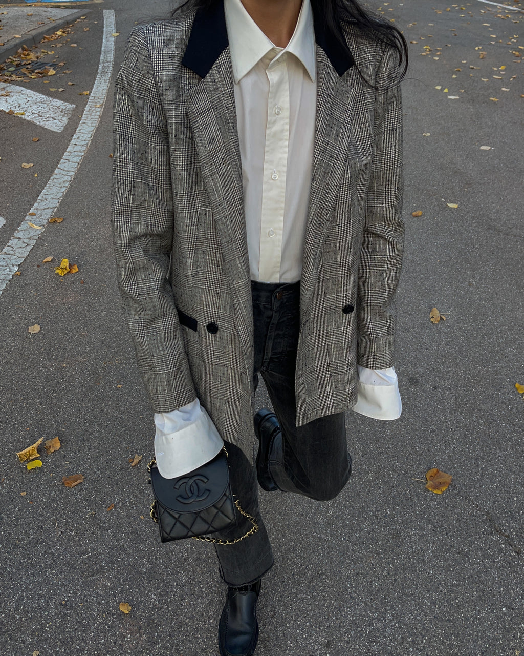 Check blazer