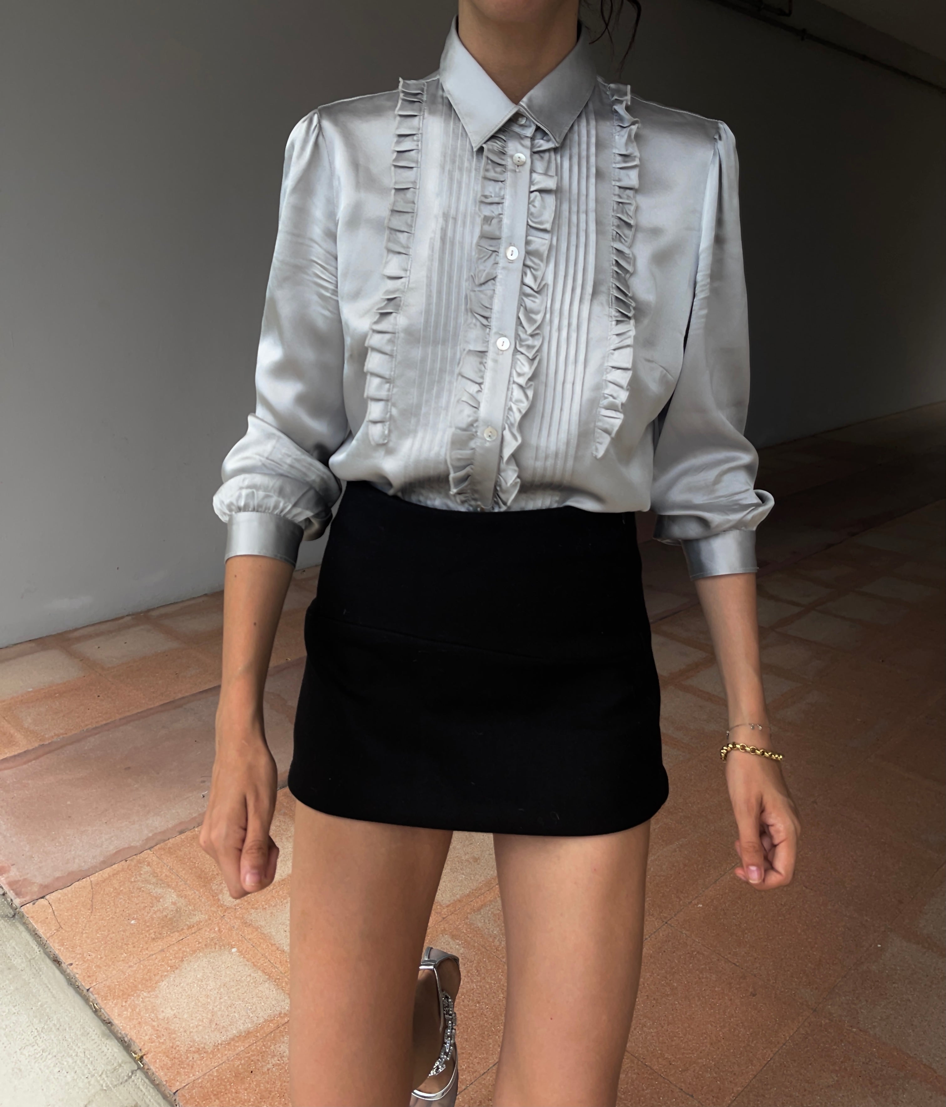 100 liquid silk shirt