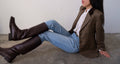 Check blazer micro pied de poule