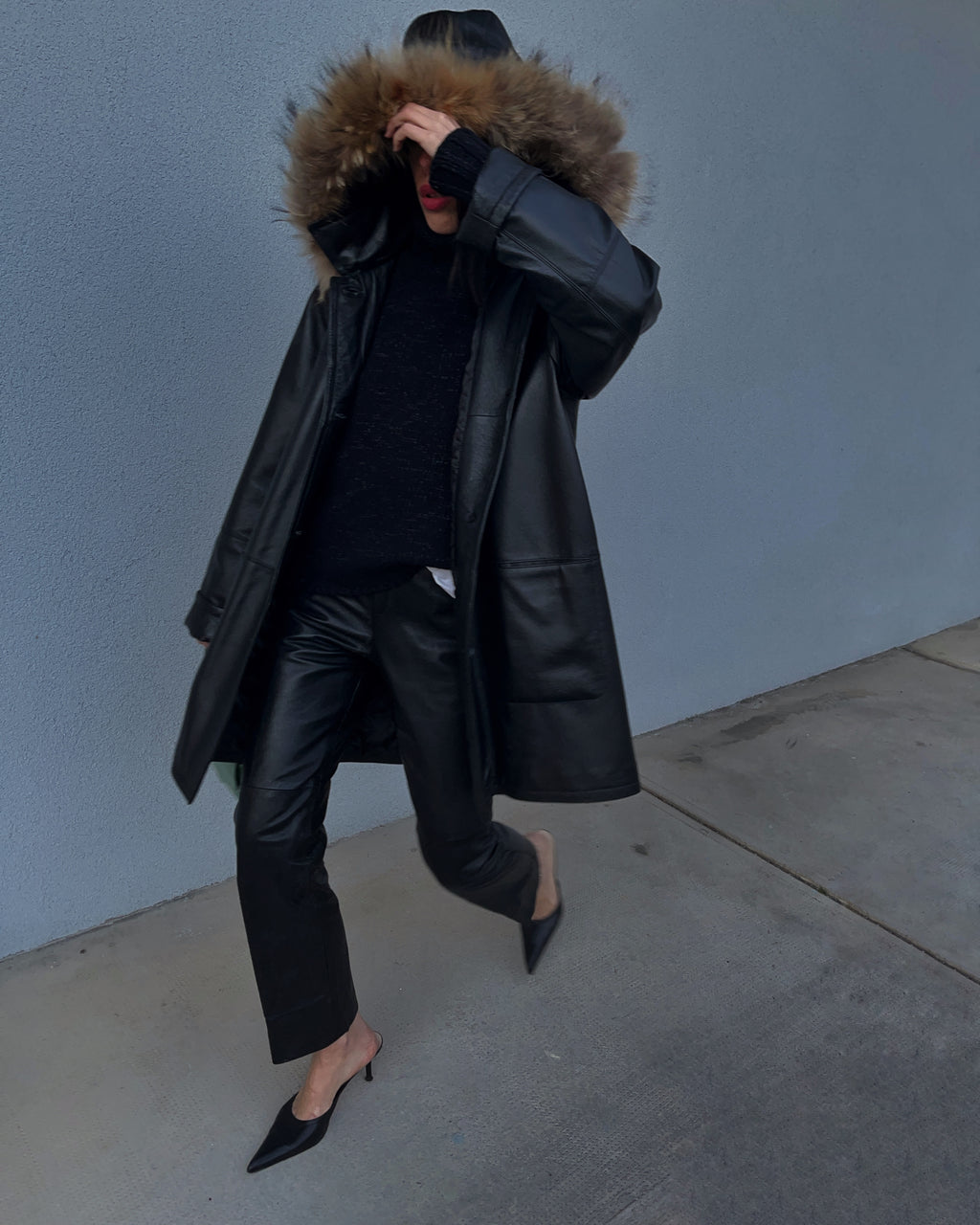 Parka pelle