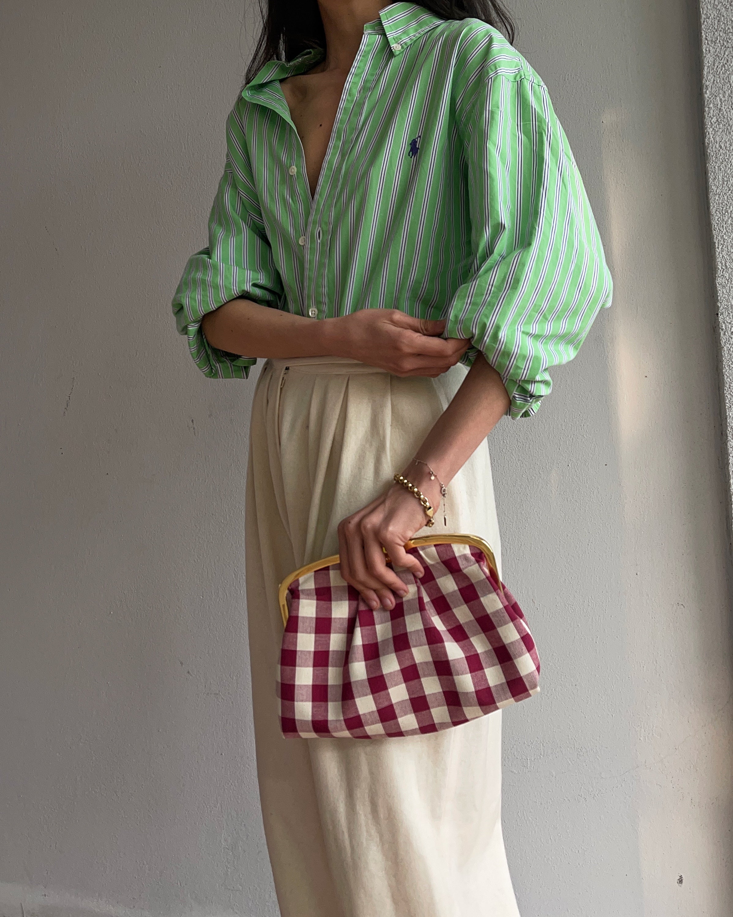 Ralph Lauren green shirt