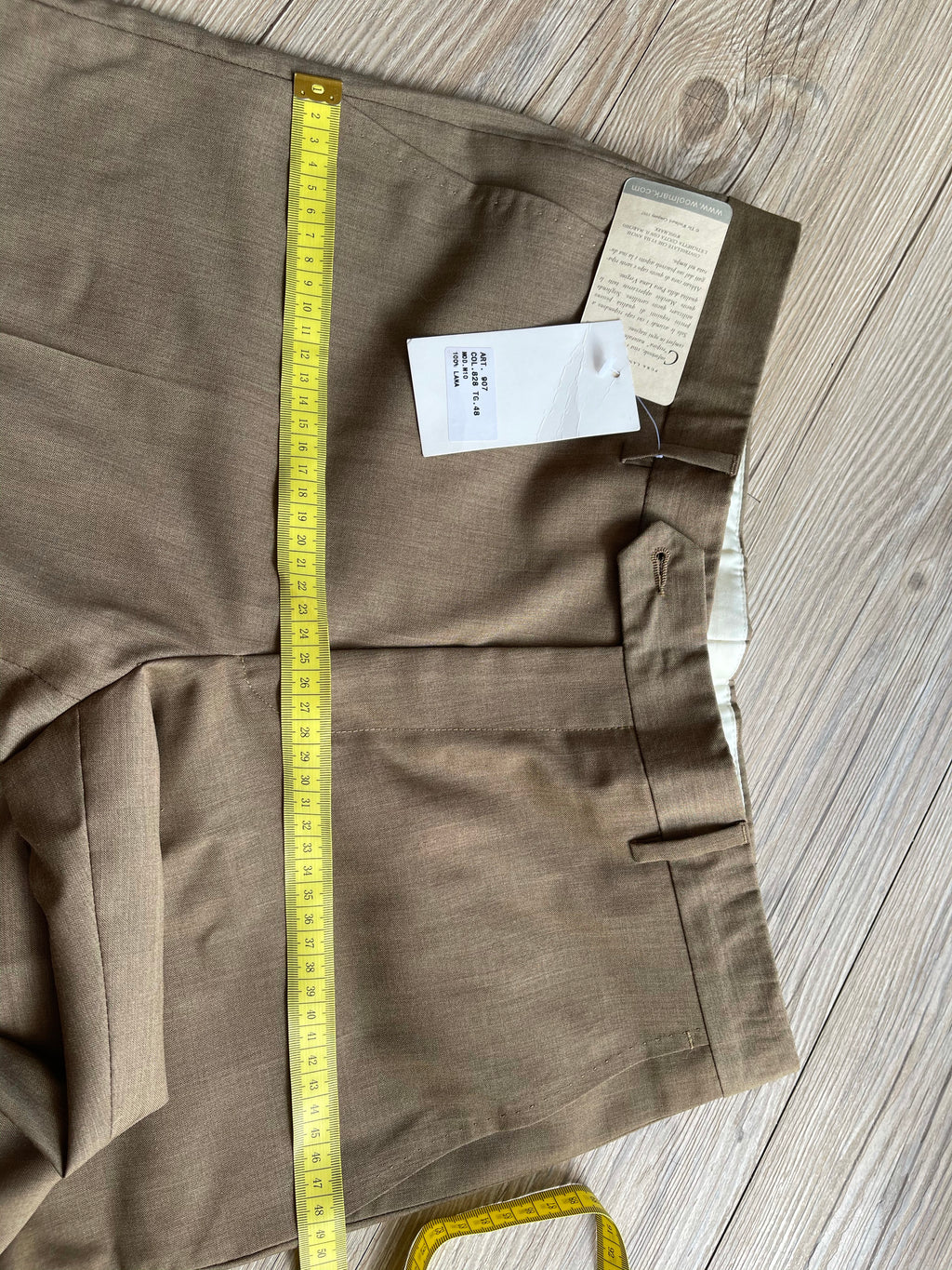 Pantalone sartoriale  uomo tabacco-camel