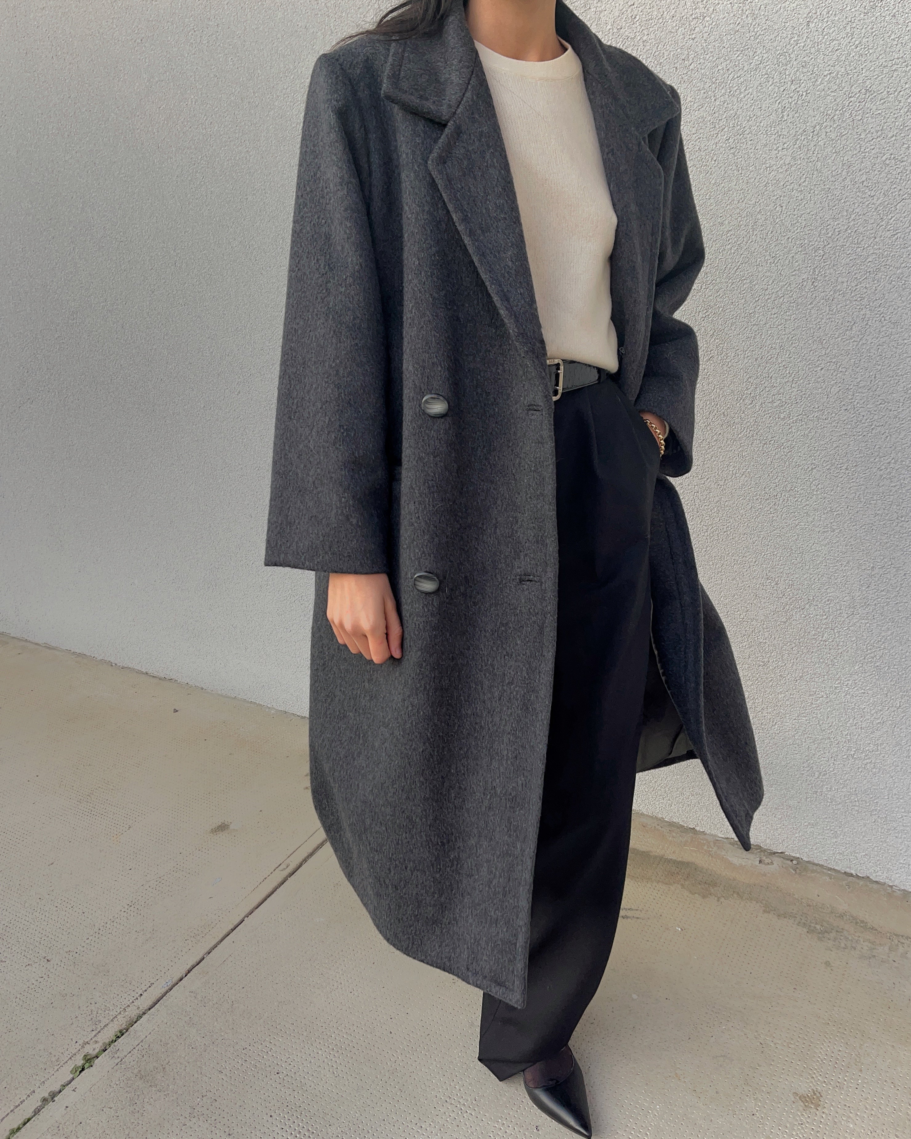 Grey coat
