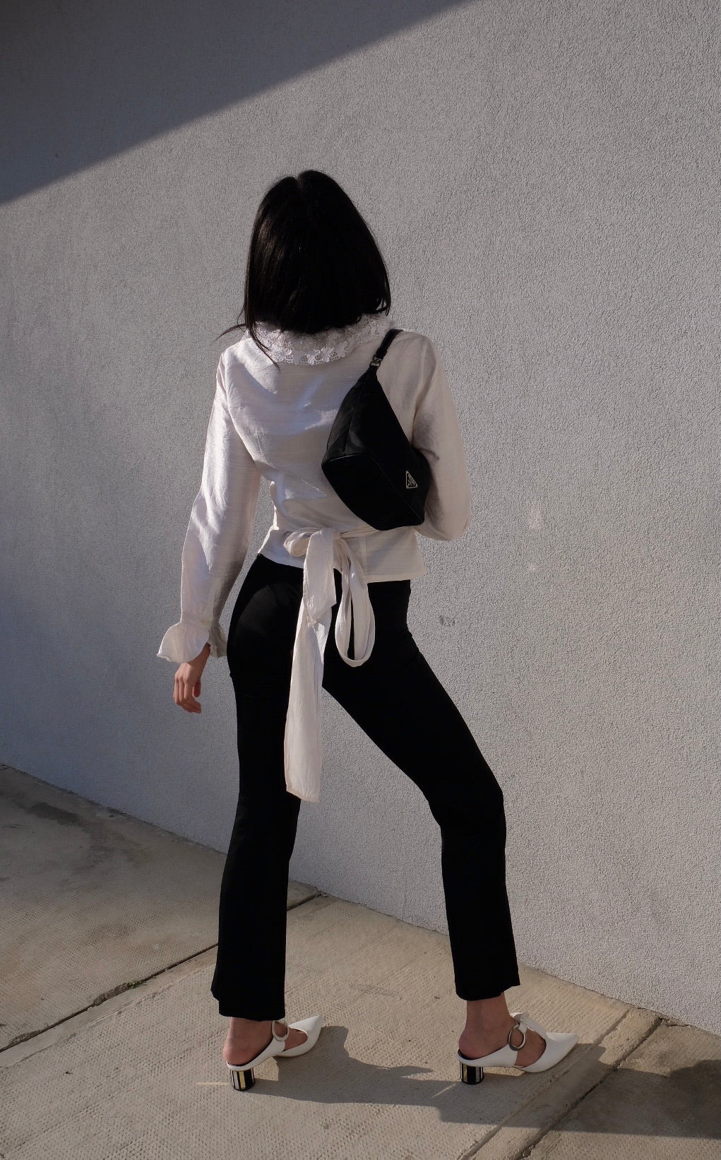 100% pure silk wrap blouse