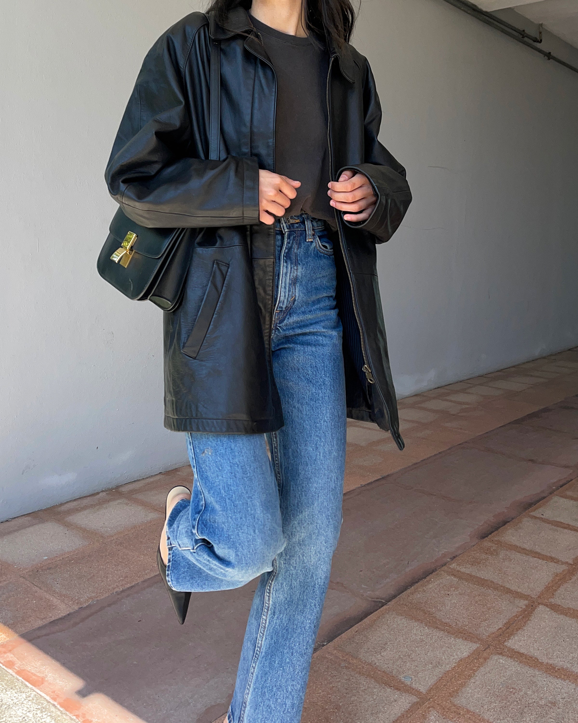 100 nappa jacket