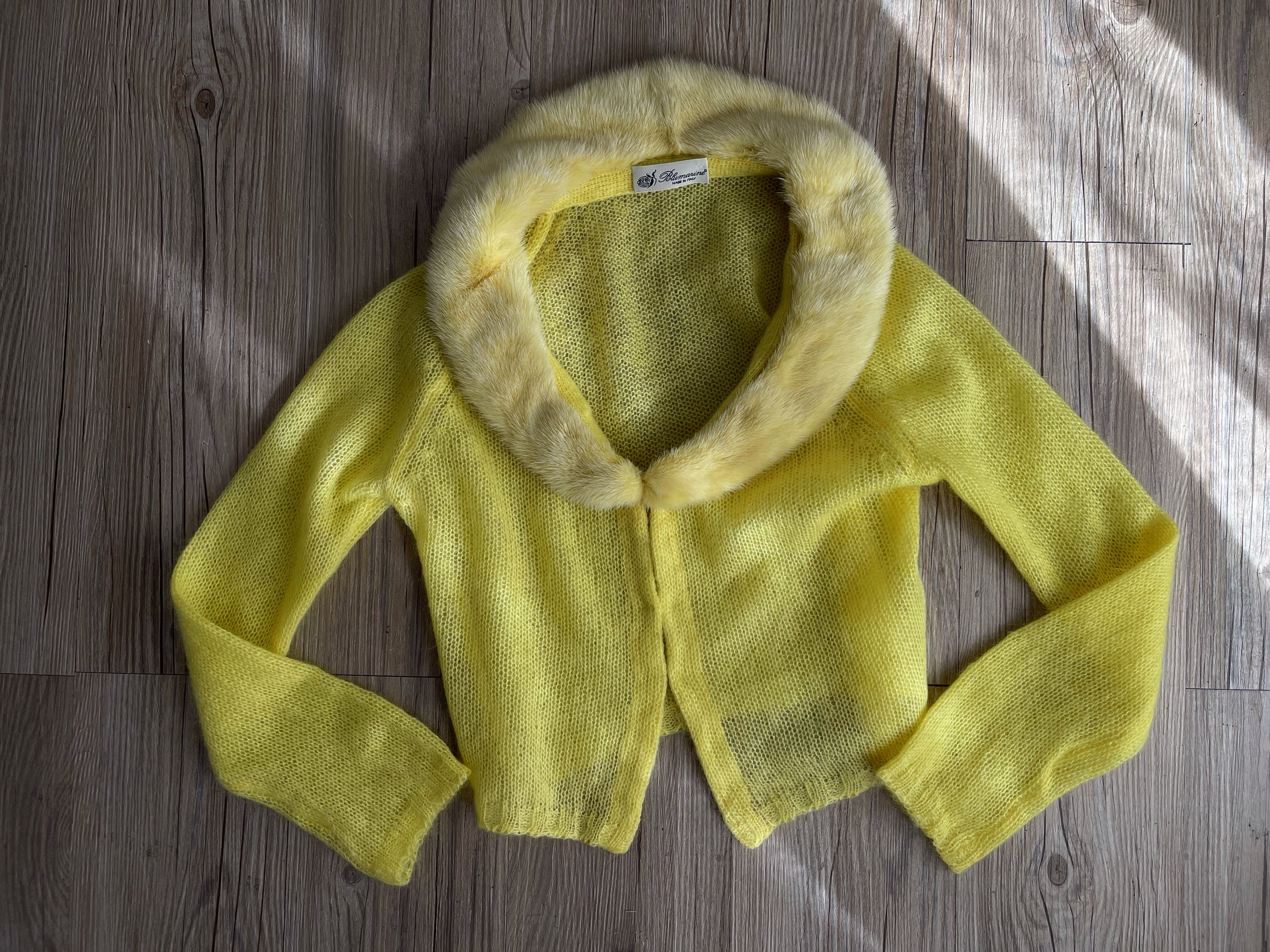 Bluemarine yellow cardigan