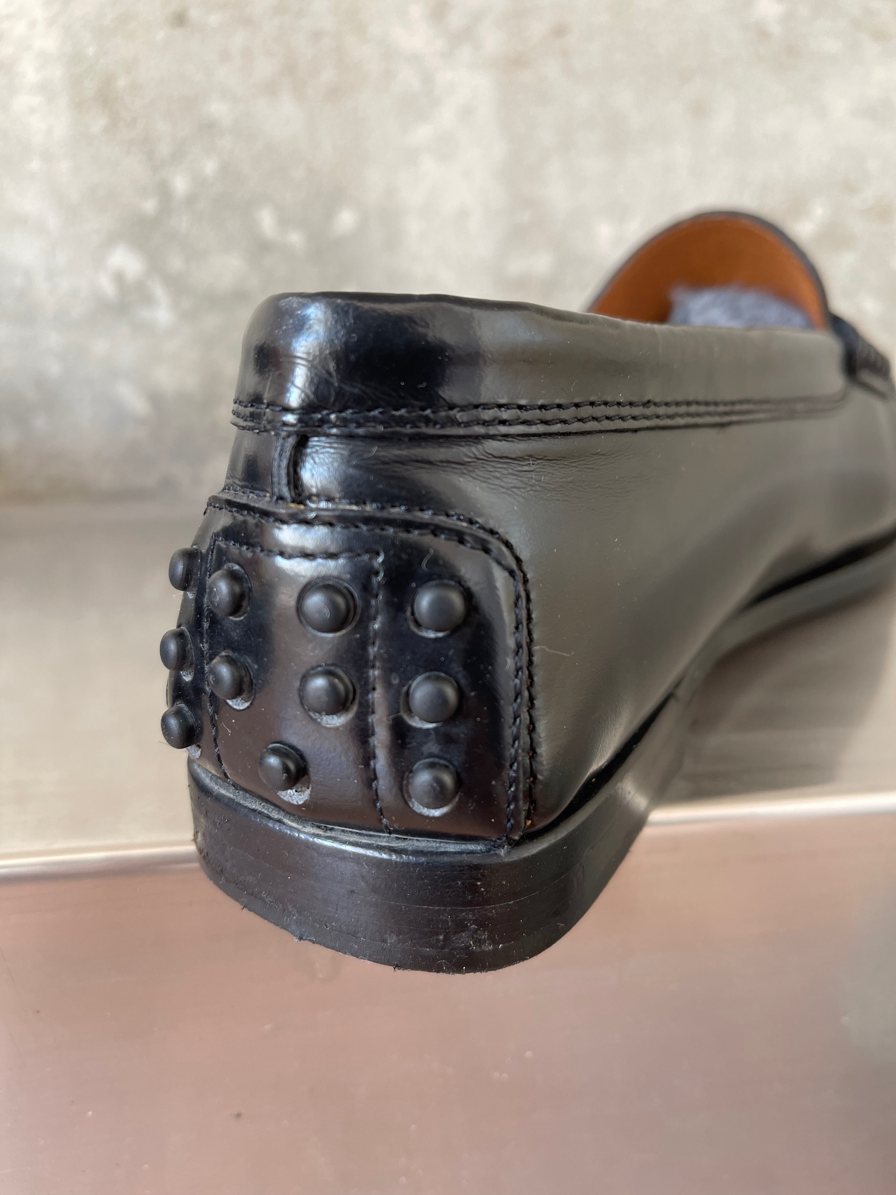 Tod’s black loafers