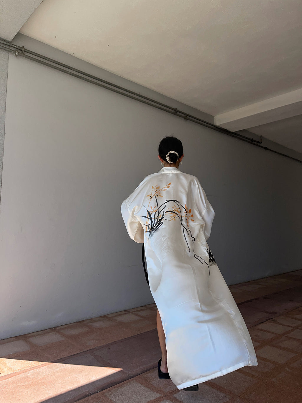 100 liquid silk kimono *