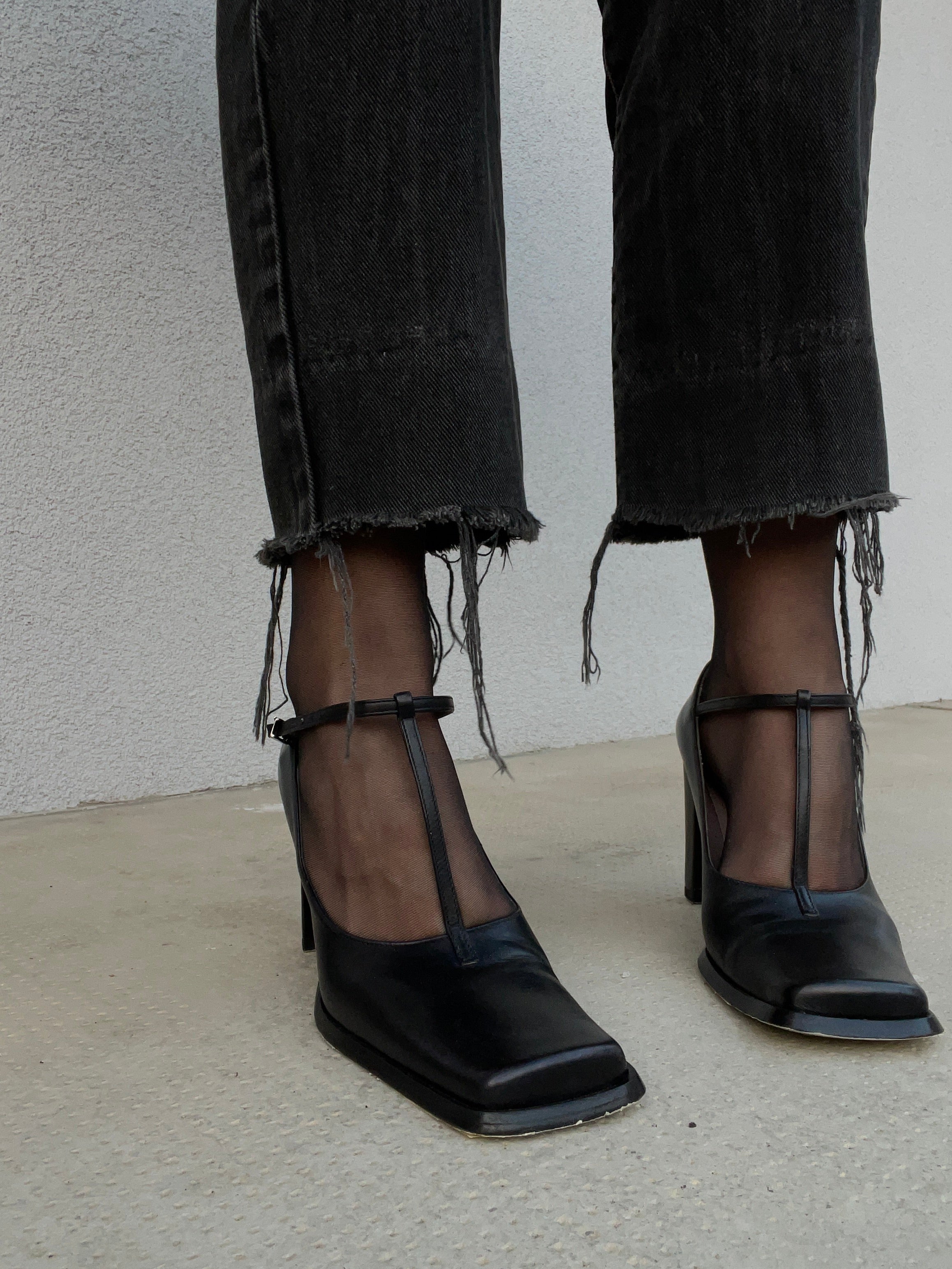 Leather vintage Mary Jane