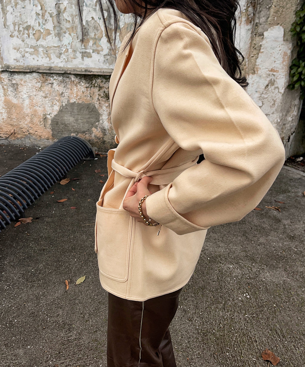Tessuti Marzotto cream blazer