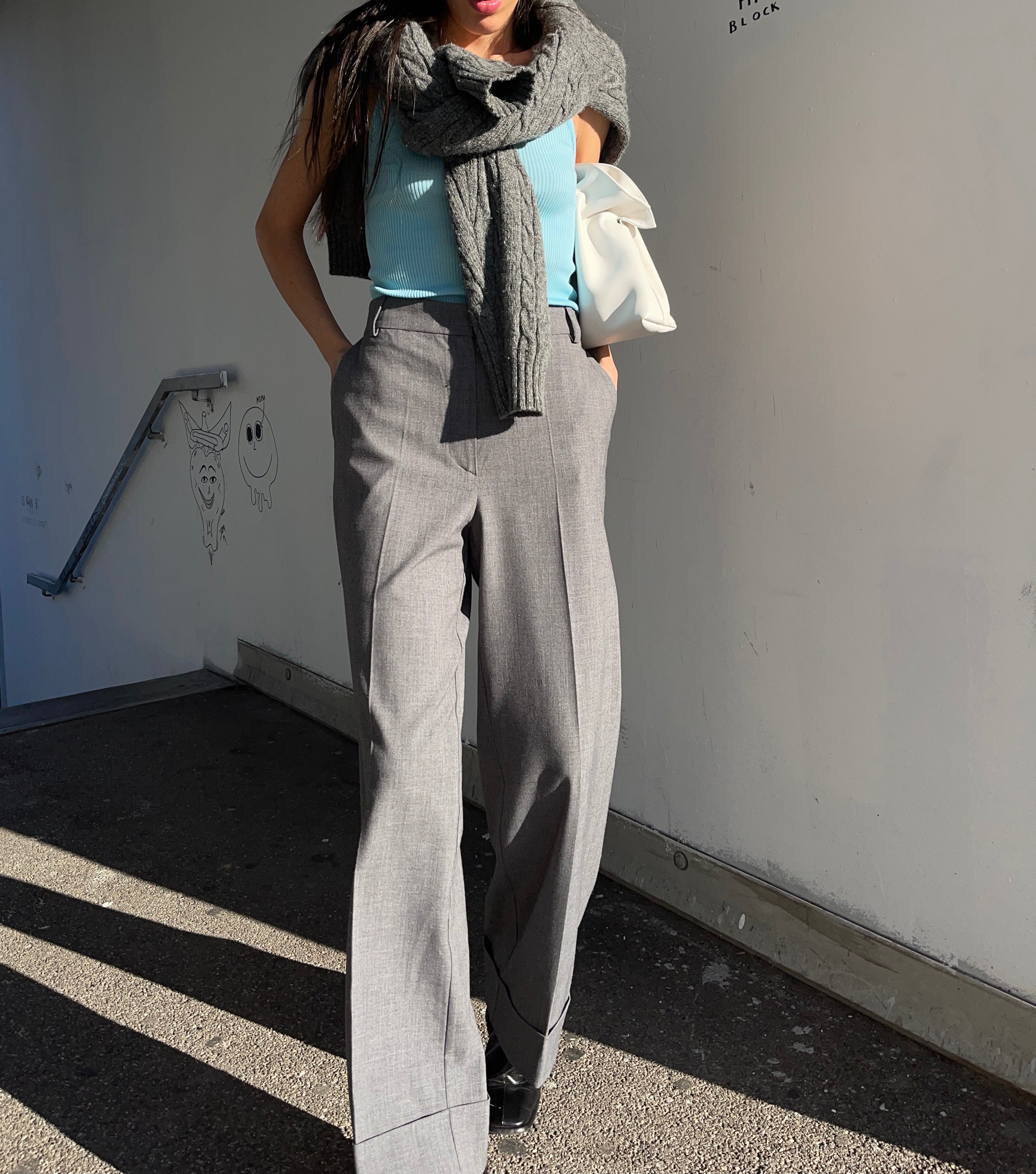 Grey trousers