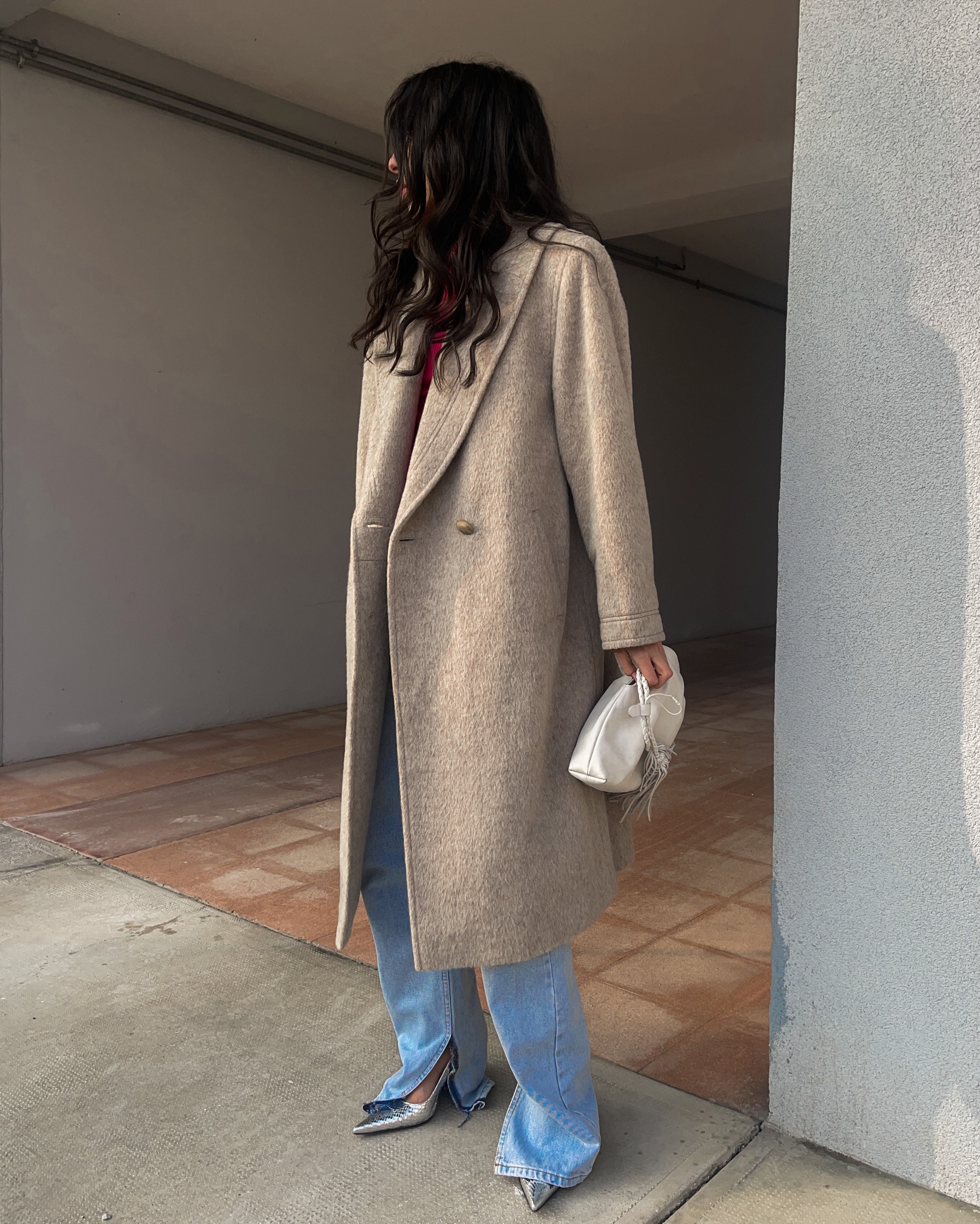Alpaca wool coat