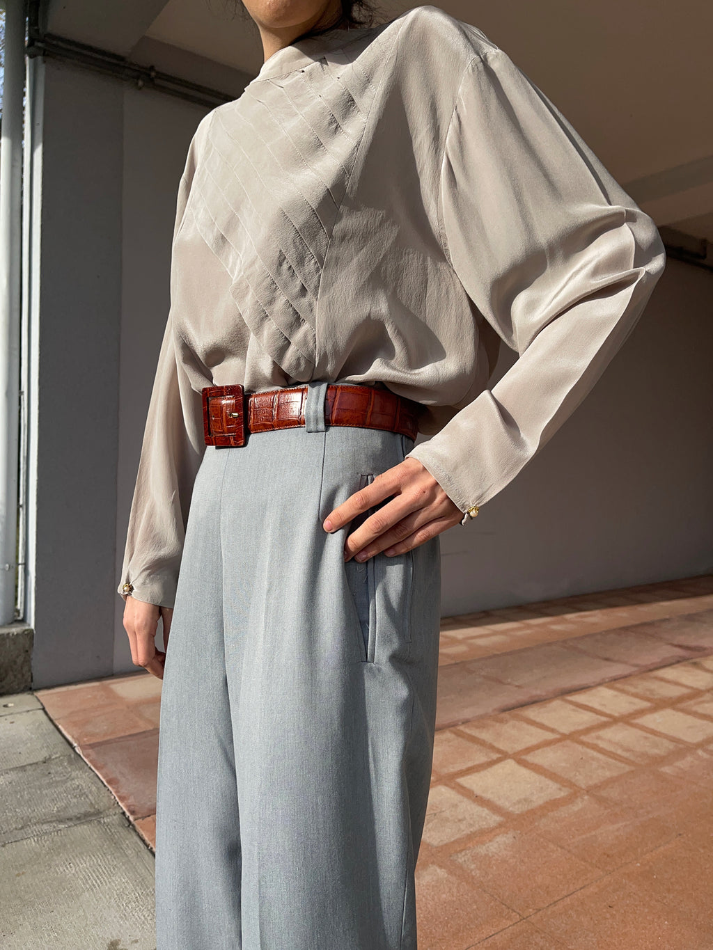 Pantaloni 👖 grigi vintage