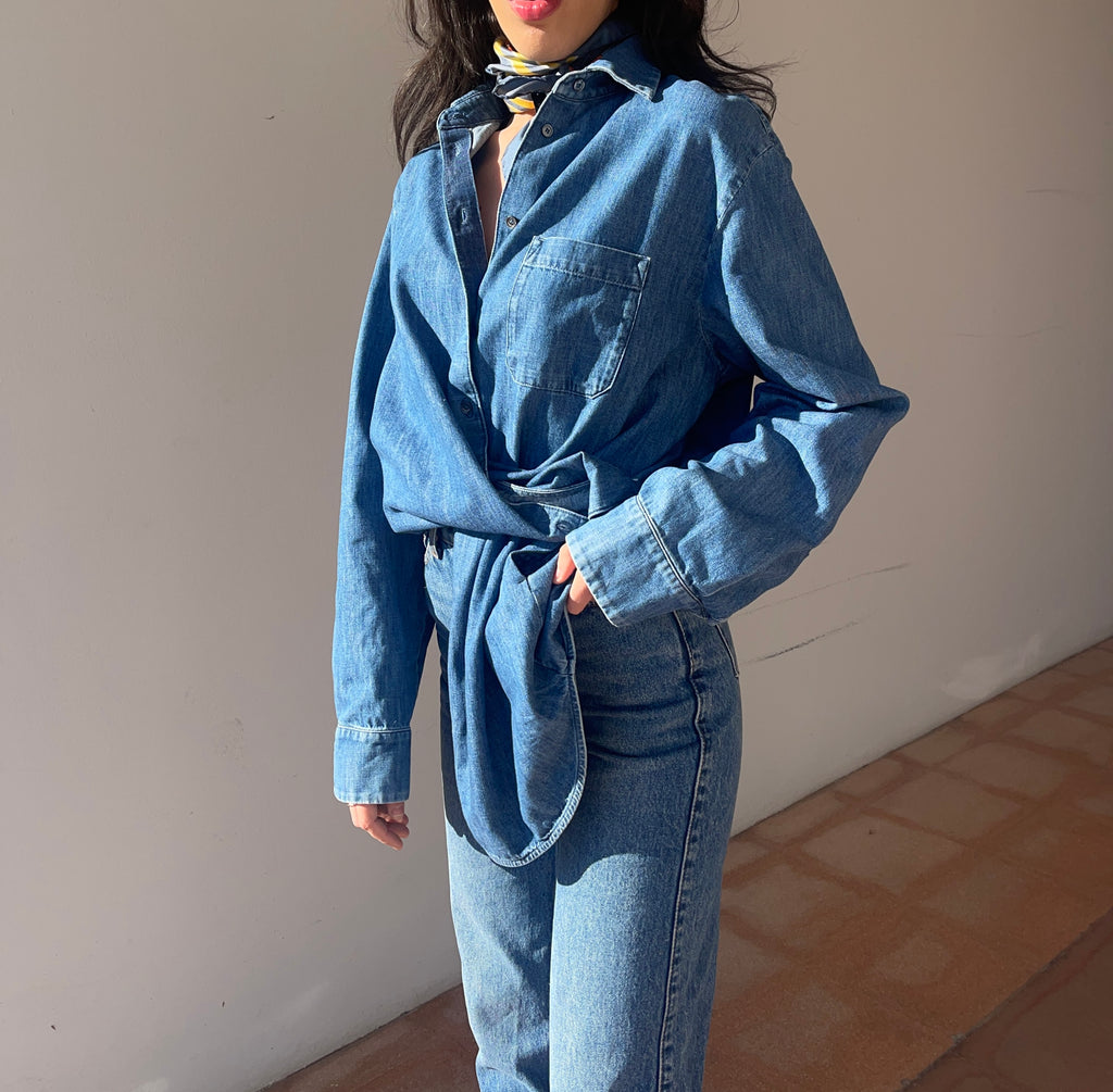 weekend maxmara denim shirt