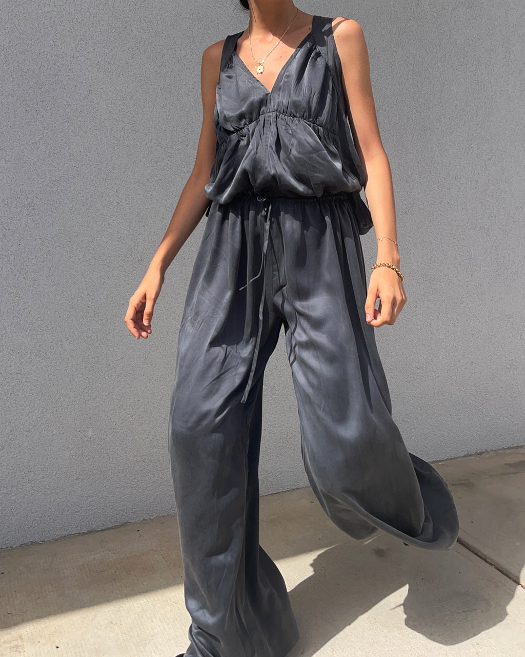 Silk jumpsuit